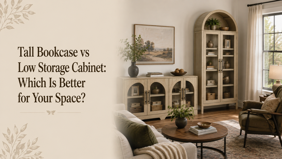 Tall Bookcase vs Low Storage Cabinet: Which Is Better for Your Space? -Parrot Uncle