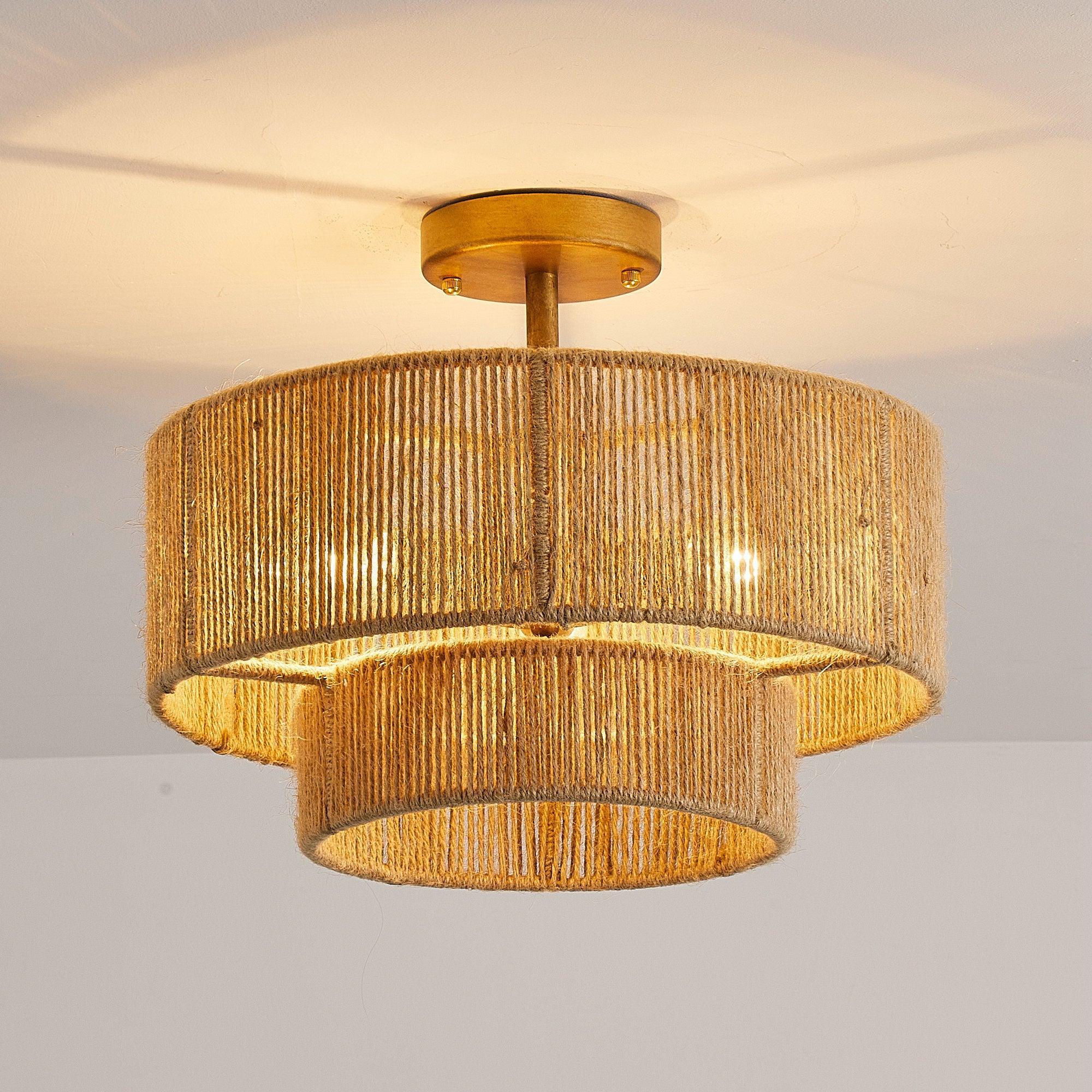 3-Light Traditional Flush Mount Light - ParrotUncle