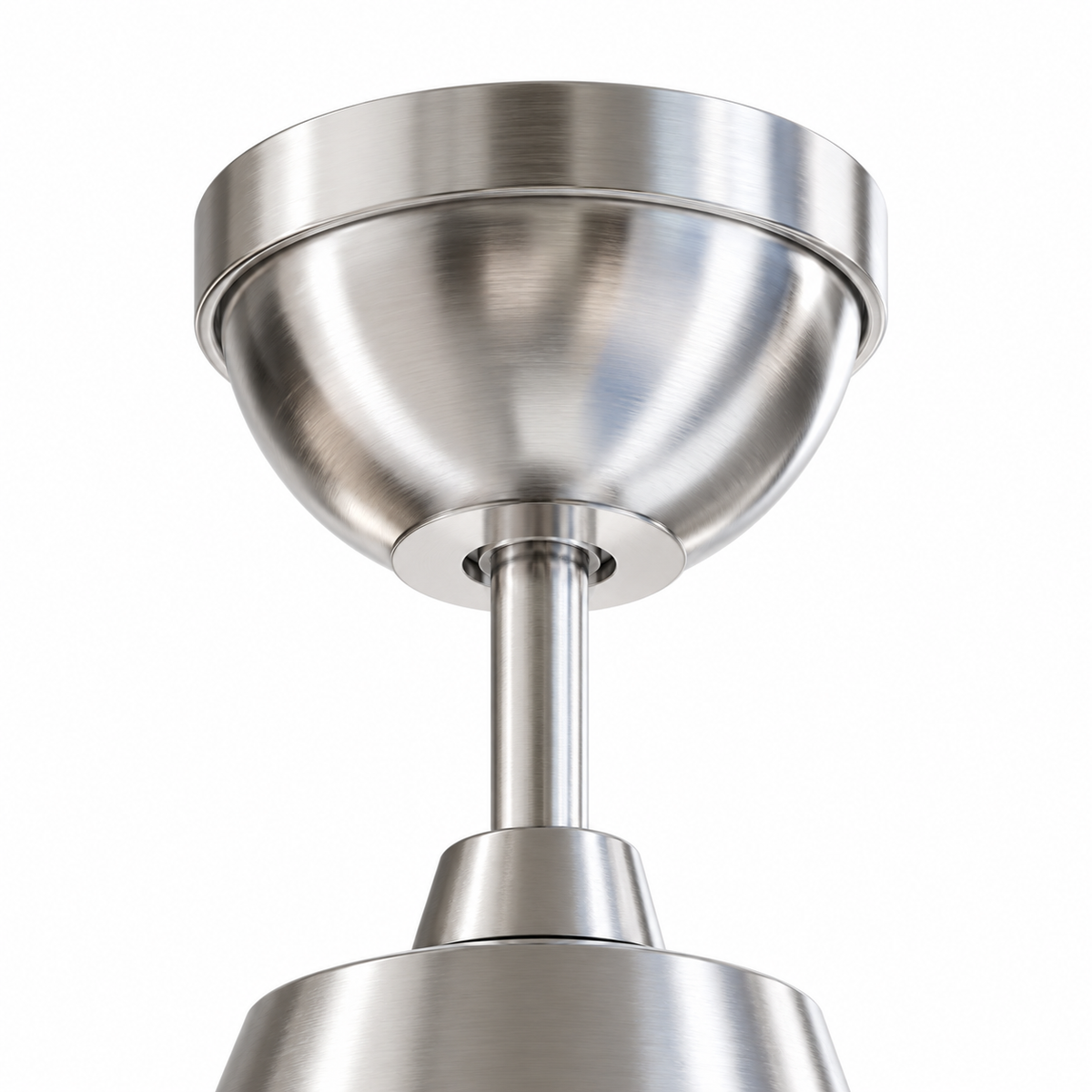 52 Inch Lewis Satin Nickel Pull-Chain LED Ceiling Fans