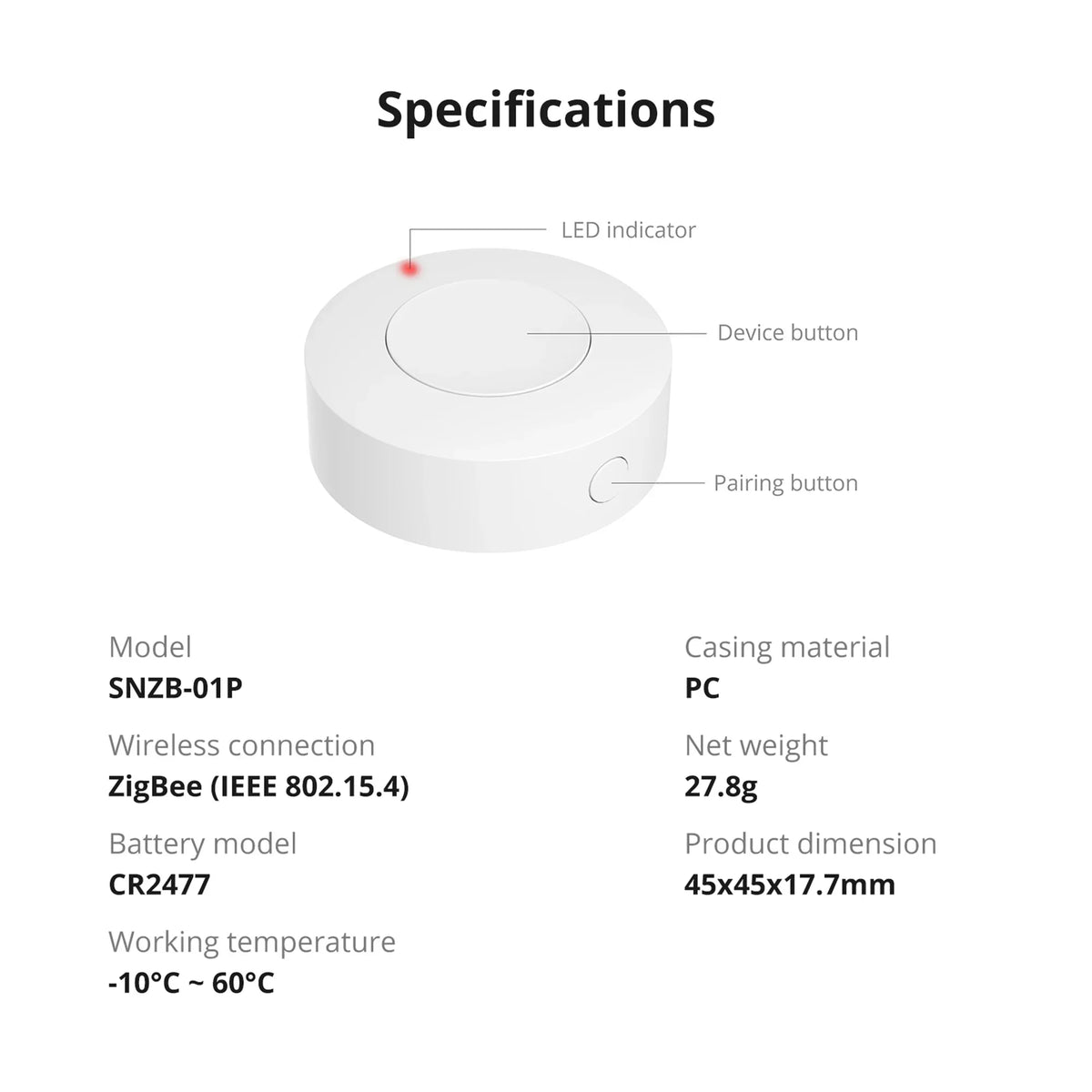 Zigbee Wireless Switch Smart Scene APP Remote Control