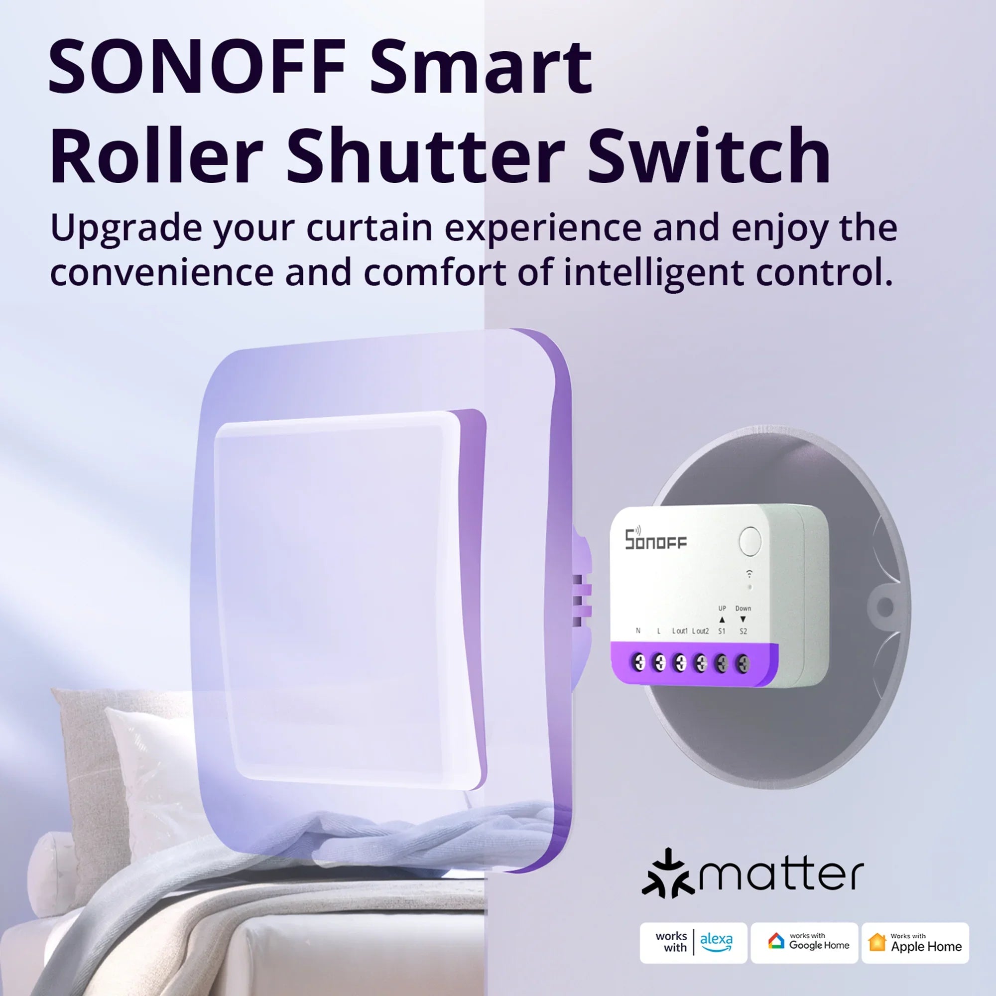 MINI-RBS WiFi Smart Roller Shutter Switch