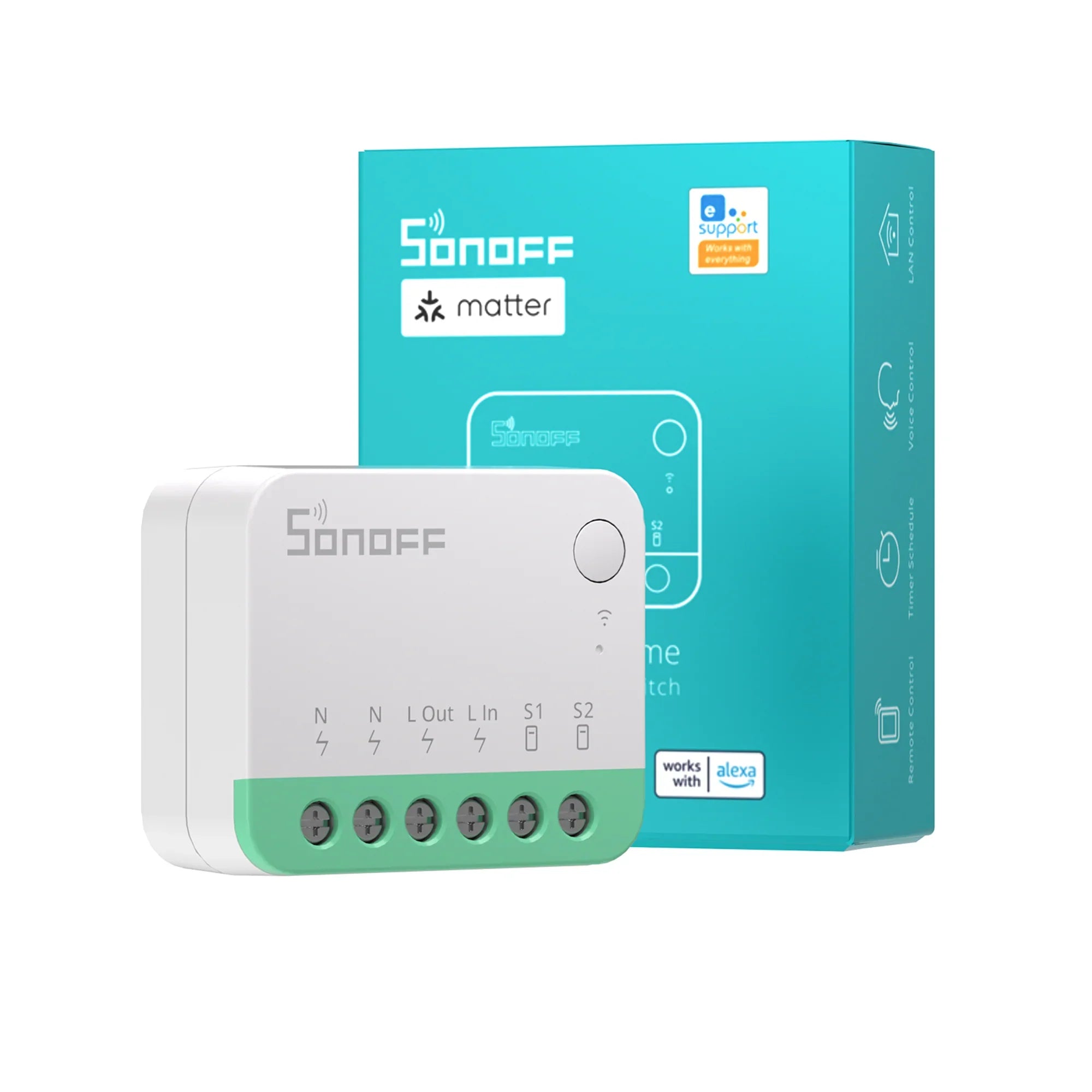 MINIR4M Extreme Wi-Fi Smart Switch, Matter-Enabled
