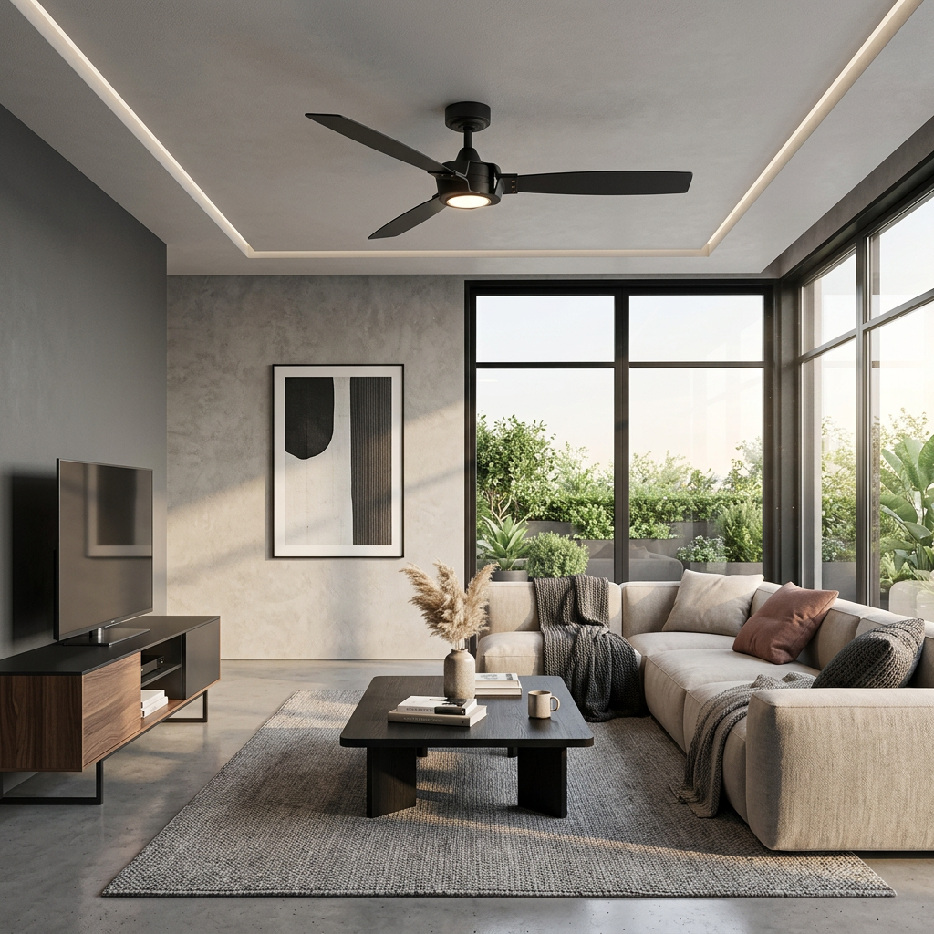60 Inch Ironclad Industrial LED Ceiling Fan