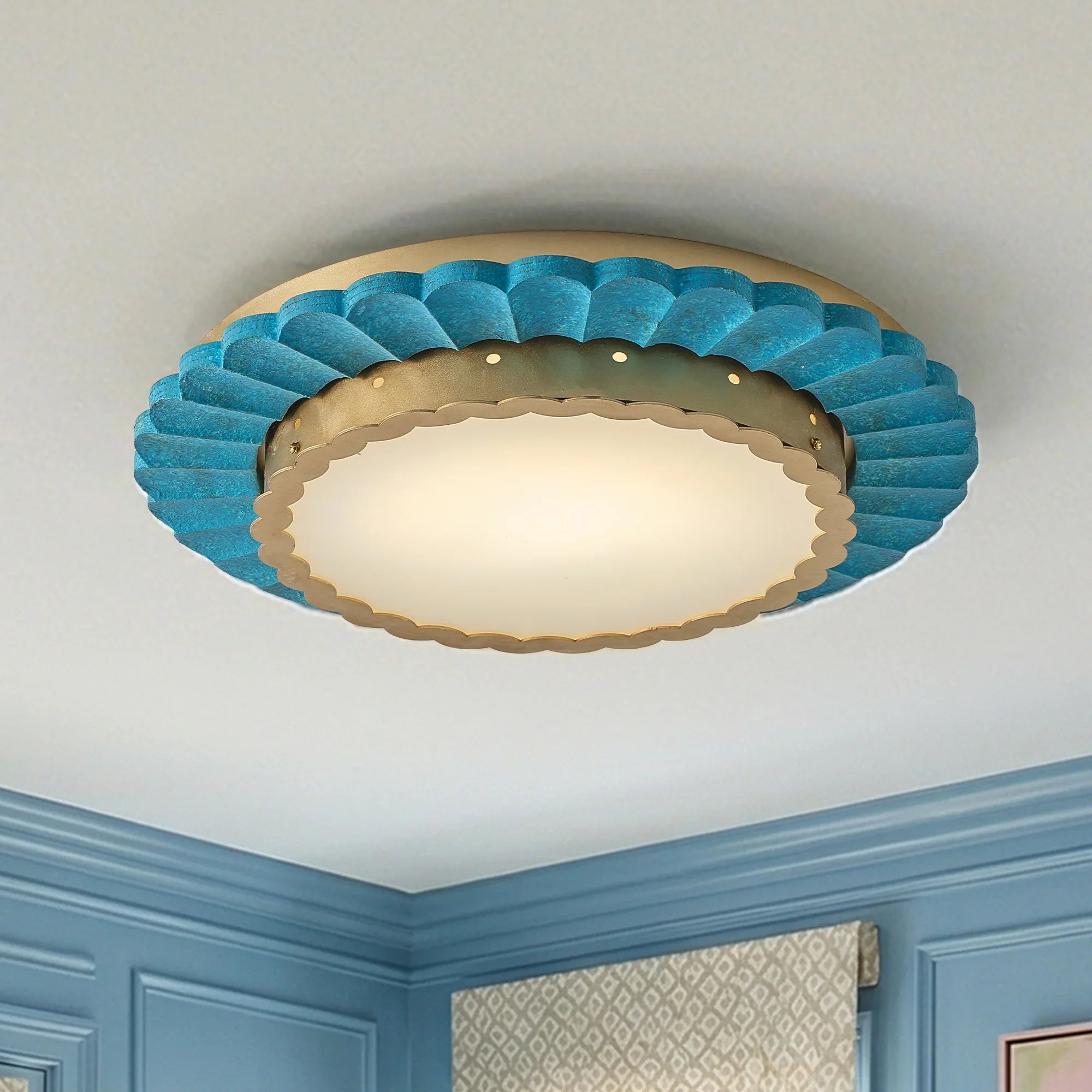 20" Poppy Modern Flush Mount LED Light