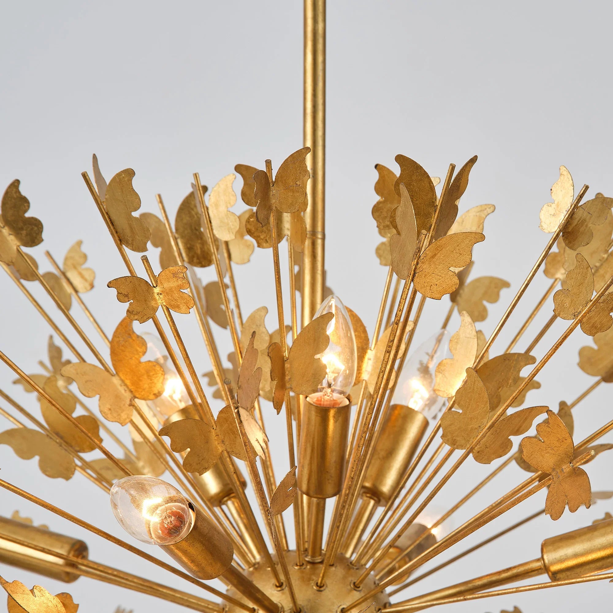 35 Inch Lydia 14-Light Golden Chandelier