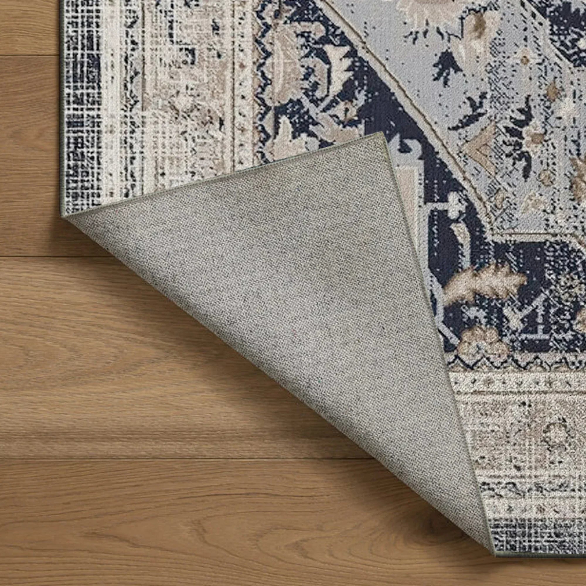 7ft x 5ft Vintage Indoor Non-Slip Washable Large Area Rugs for Bedroom Living Room