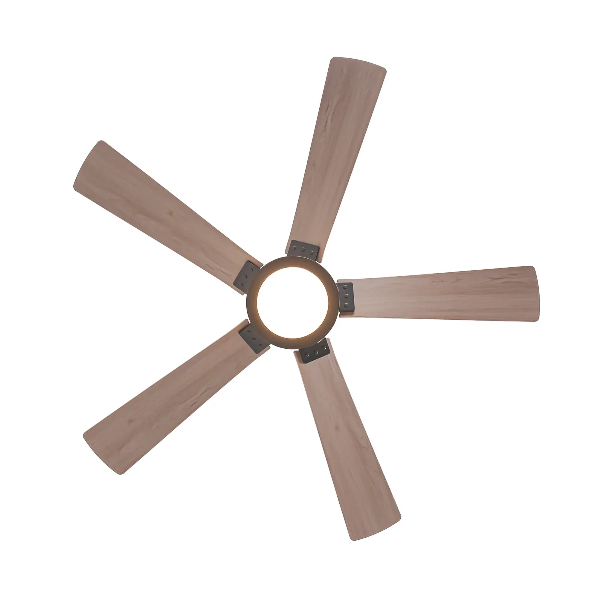 52 Inch Vita Modern Downrod Mount LED Ceiling Fan with Remote Control