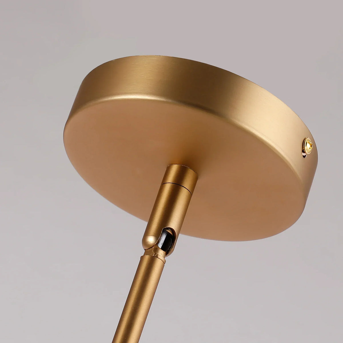 15" Todd Modern 1-Light Brushed Brass Island Pendant Light