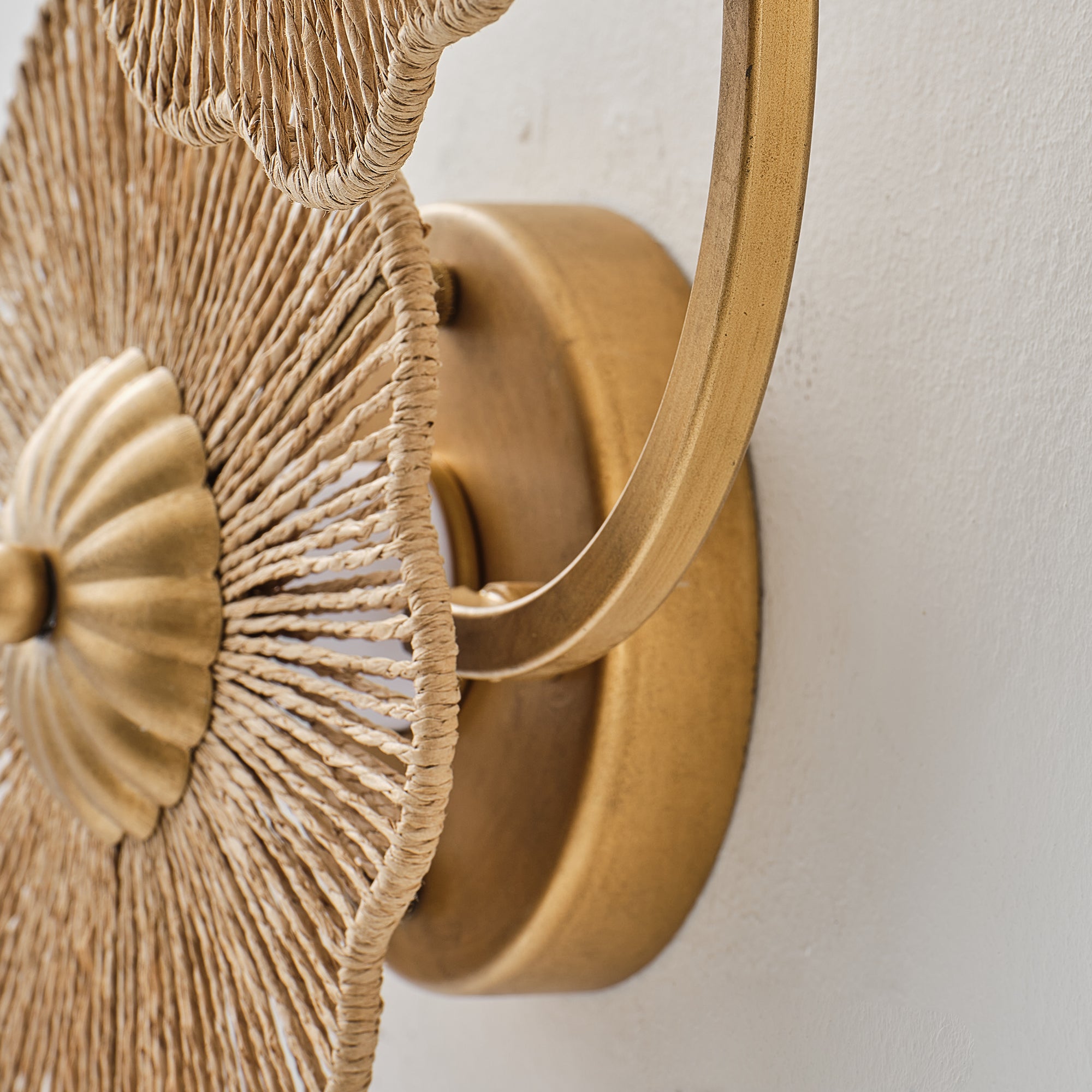 Amos 3-Light Bohemian Golden Wall Sconce Lighting