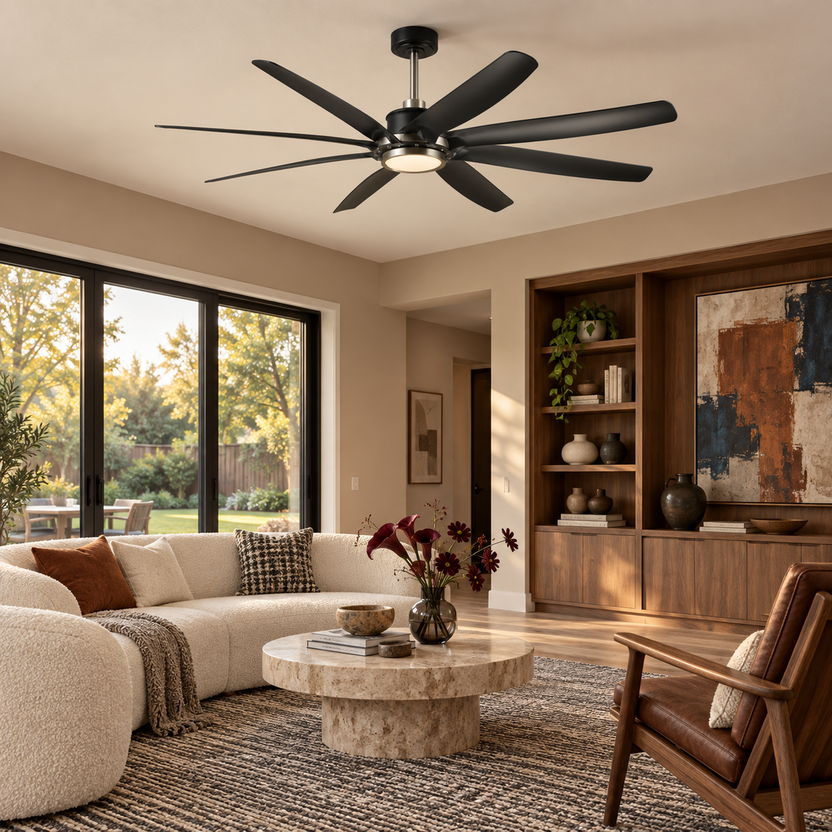 72 Inch Alvis Modern LED Large Ceiling Fan