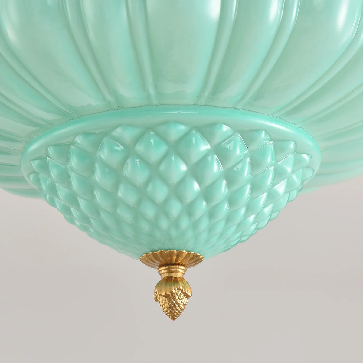 Phyllis 3-Light Gold Brass Island Pendant Light