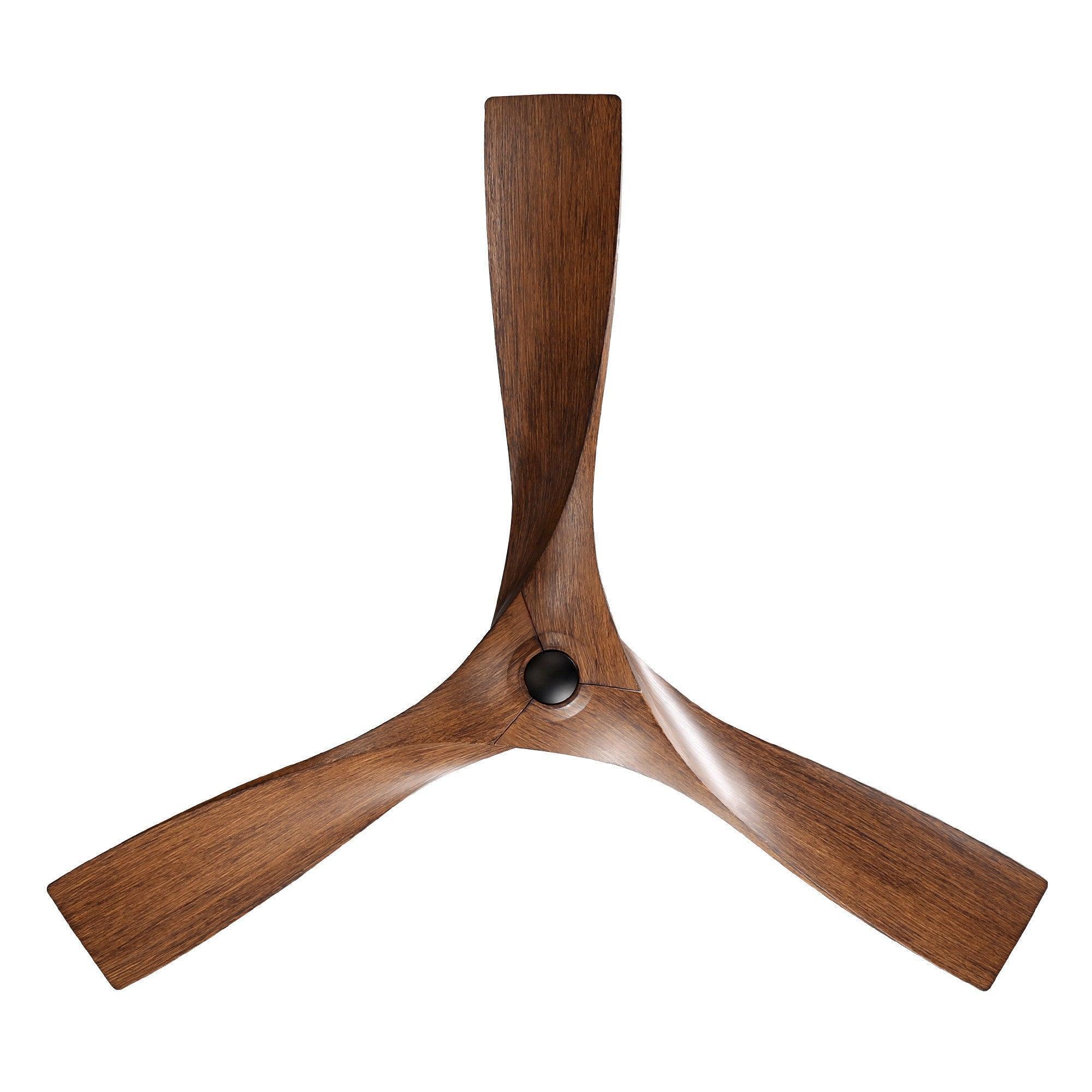 52" Windmill Industrial DC Motor Downrod Mount Reversible Ceiling Fan with Remote Control