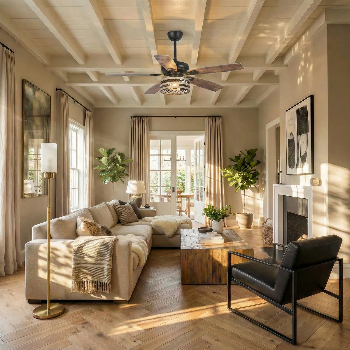 52" Alward Smart Fan with Light Kit