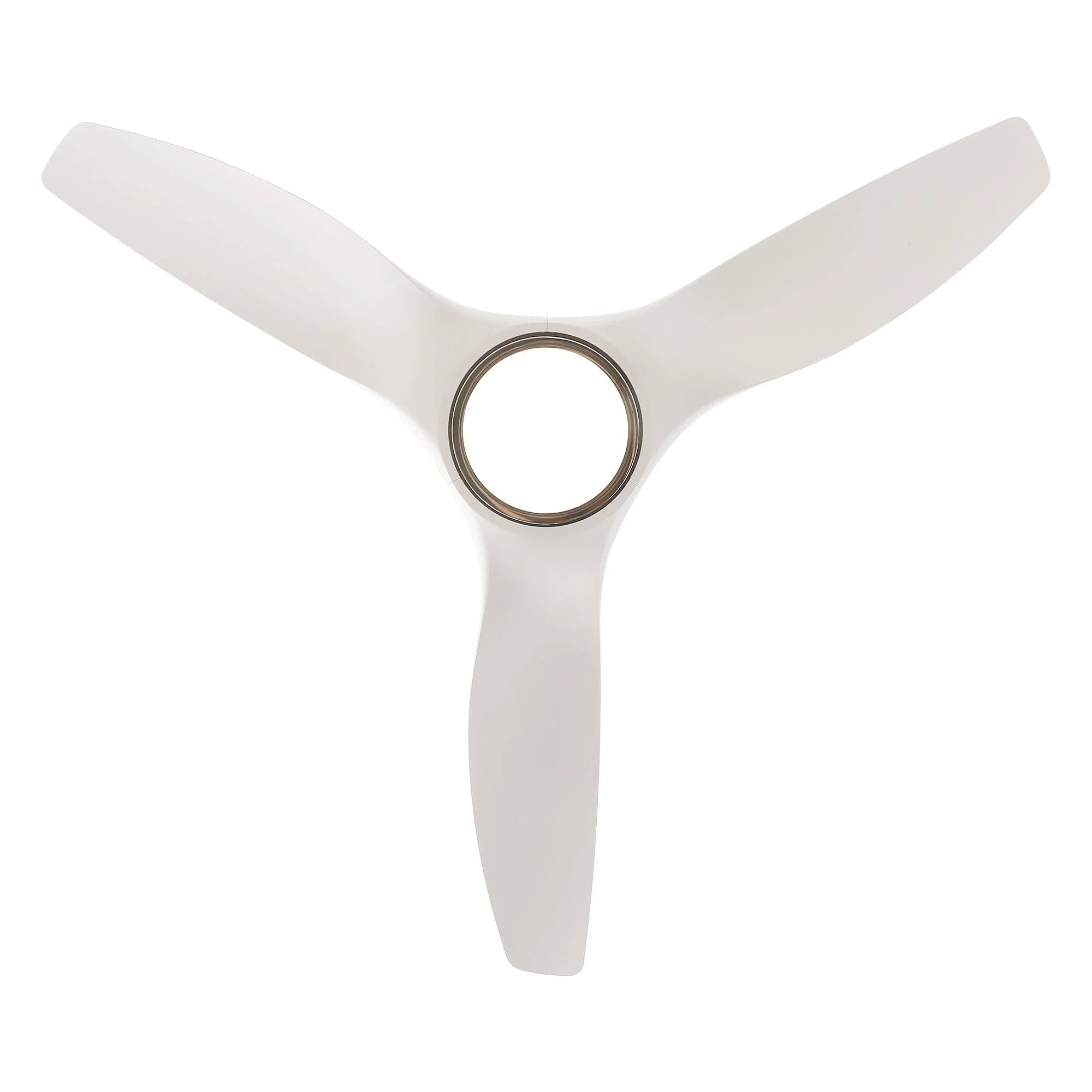 52" DC Motor 3 Blades Modern Downrod Mount Smart Fan with LED Light