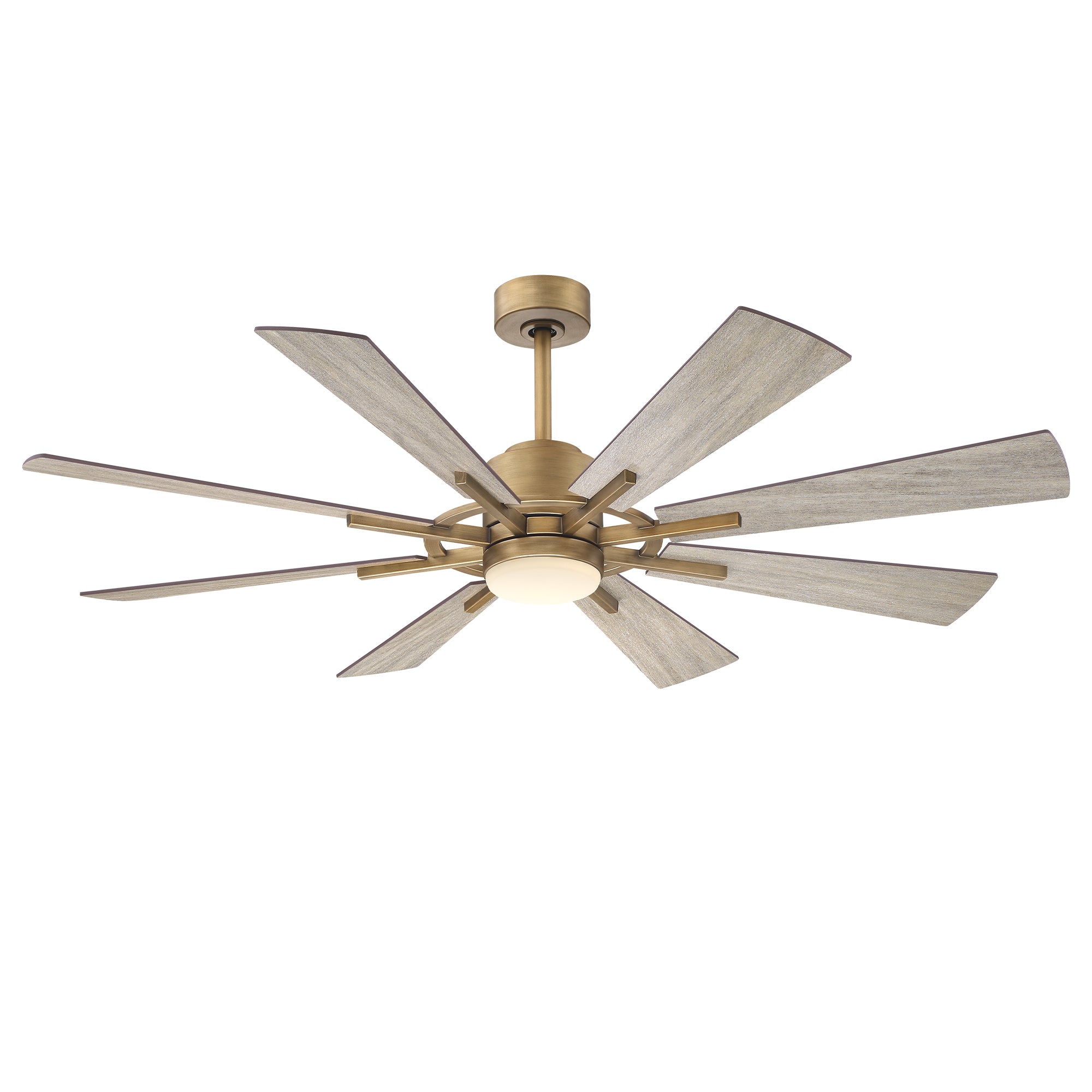 60" Oretha Windmill 8 Blade Led Indoor Oil Rubbed Bronze Ceiling Fan with Remote And Light Kit Included