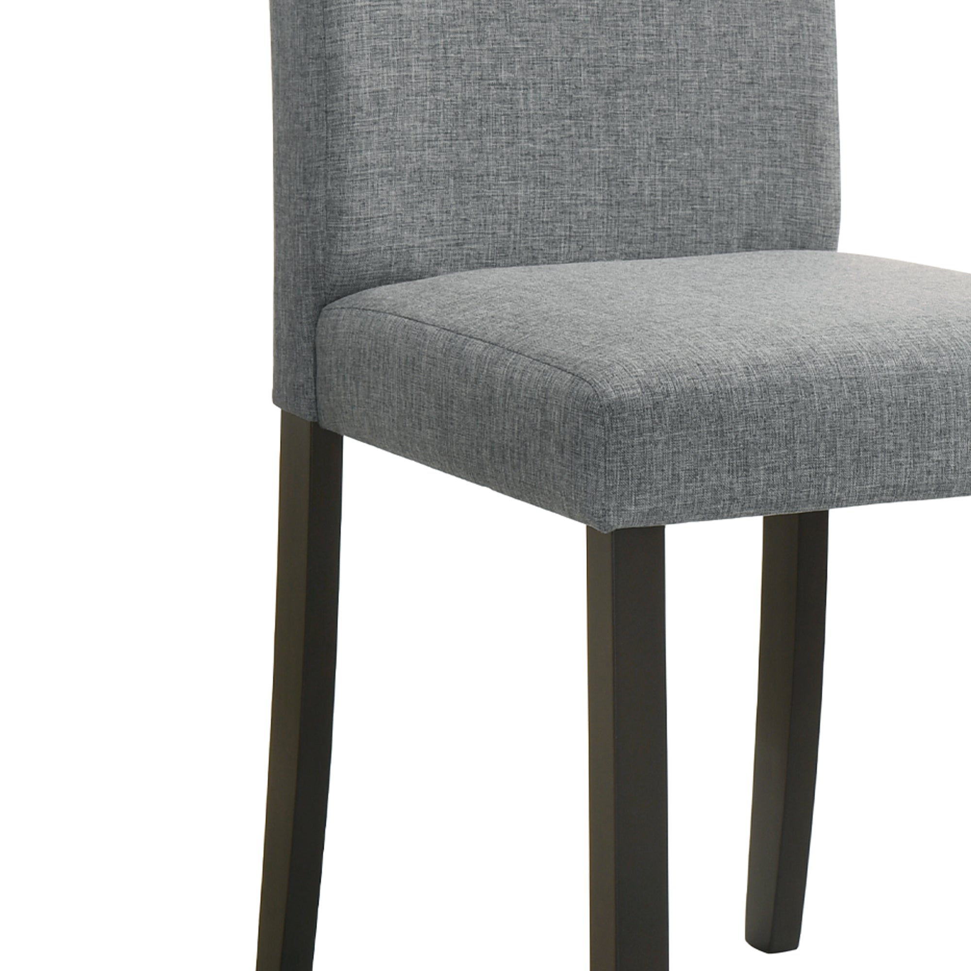 Worland 43 Inch Espresso 5-Piece Rectangle Dining Table with 4 Side Chairs