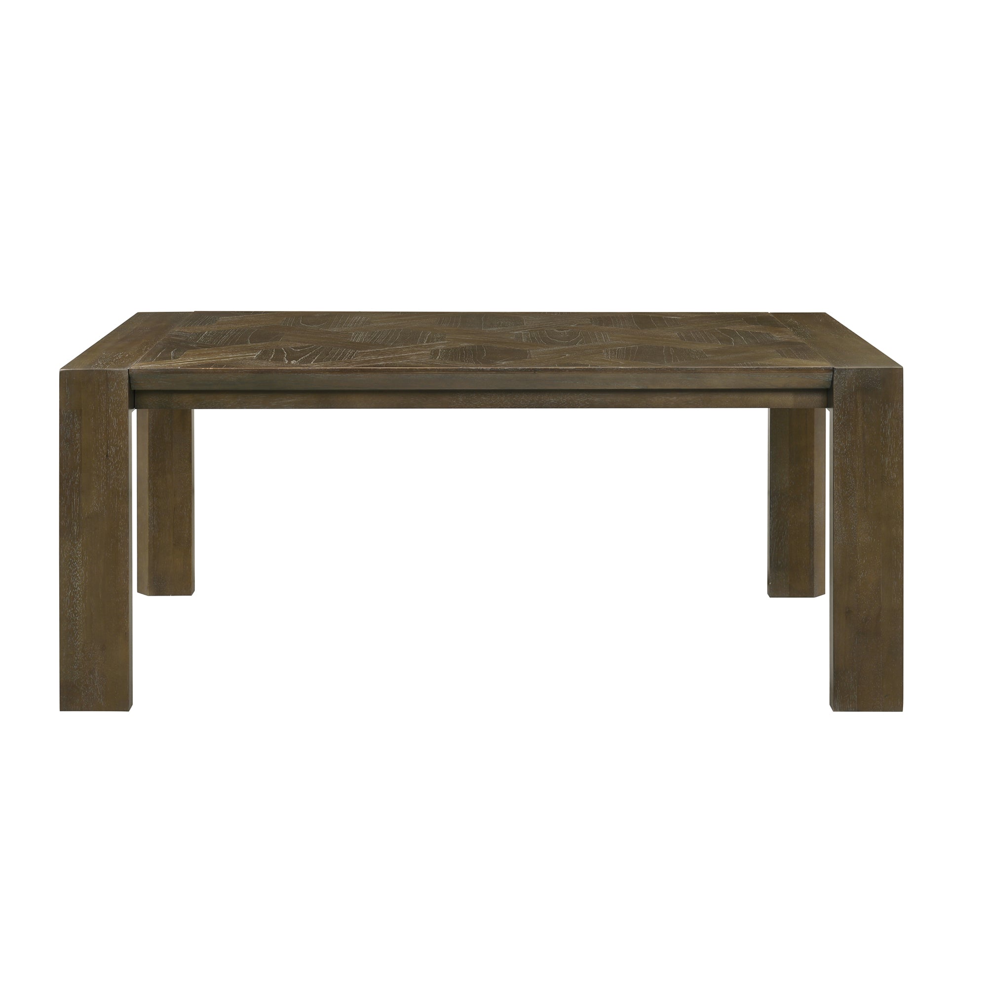 Coppet 71" Dark Walnut Rectangle Dining Table with Side Chairs