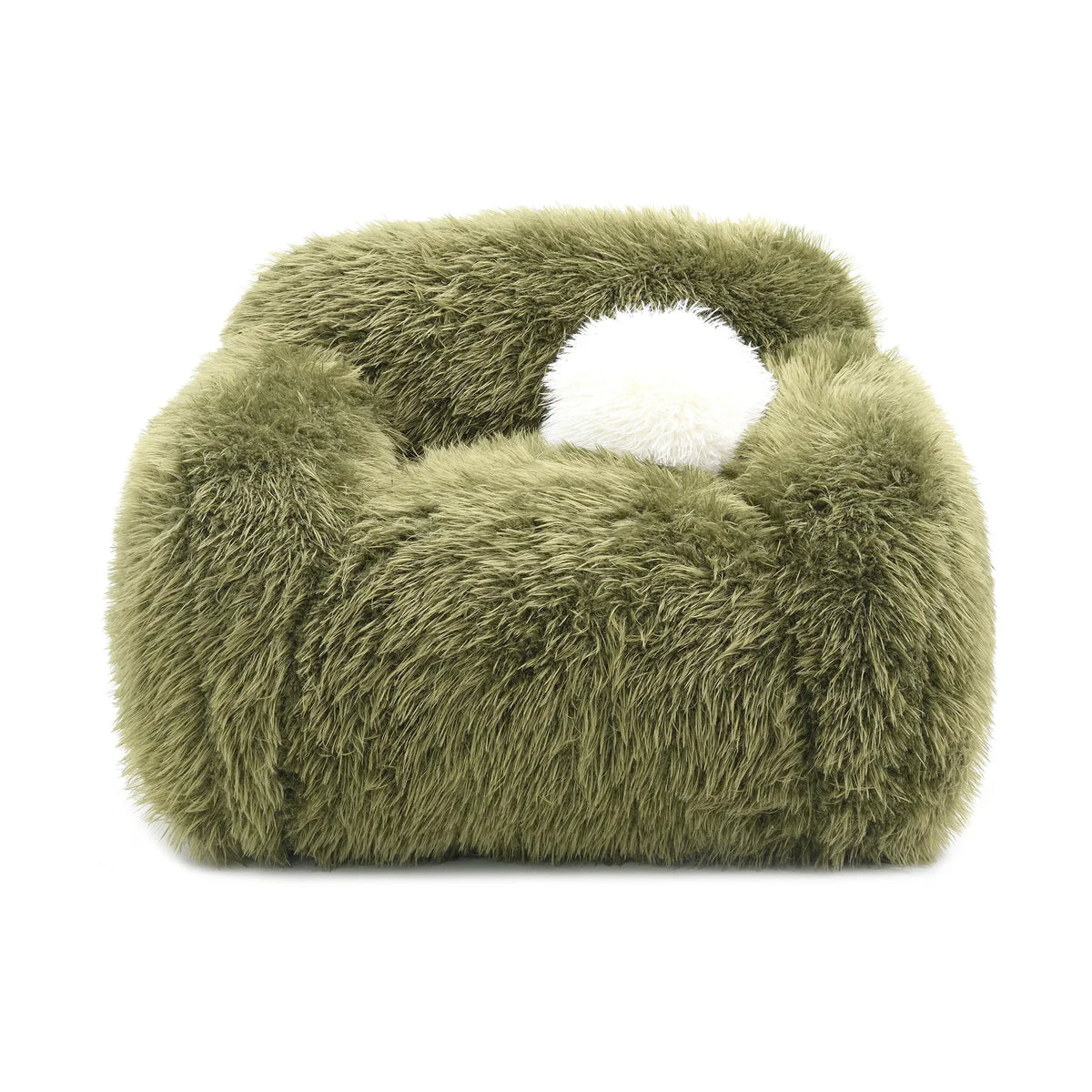 43 Inch Darwen Modern 360-Degree Swivel Chair with Ball Pillow