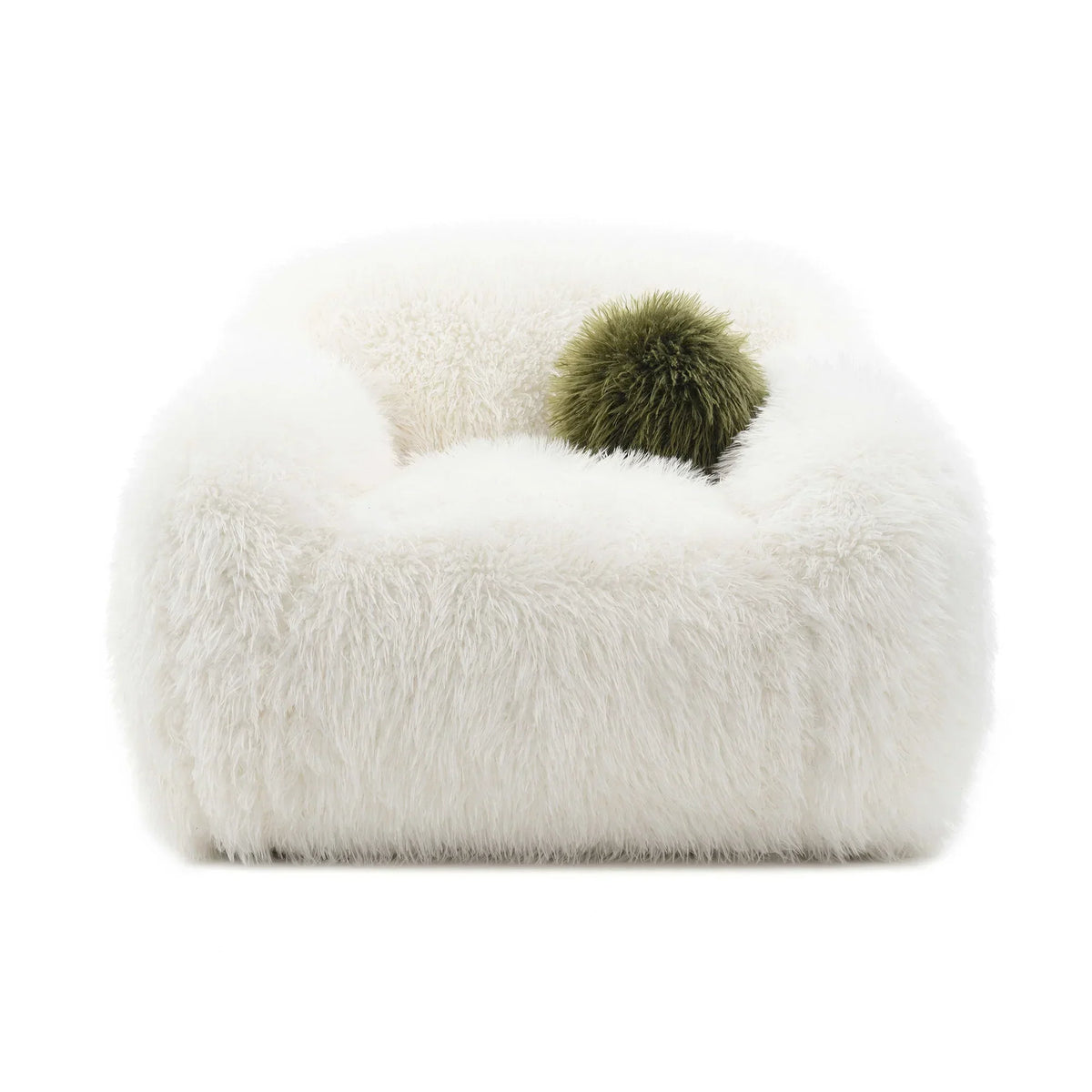 43 Inch Darwen Modern 360-Degree Swivel Chair with Ball Pillow