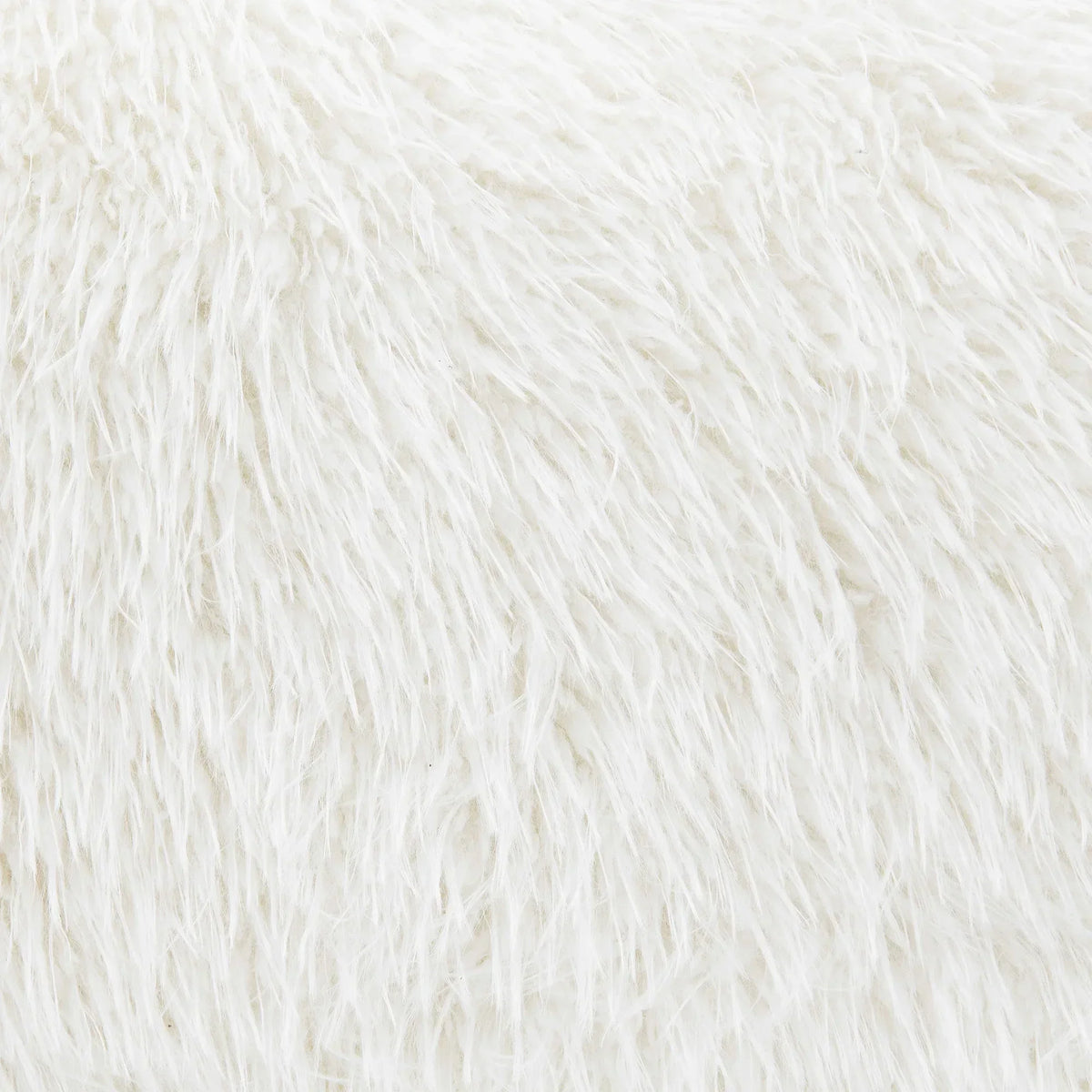84 Inch Darwen Modern Faux Fur Sofa with Ball Pillow for Living Room