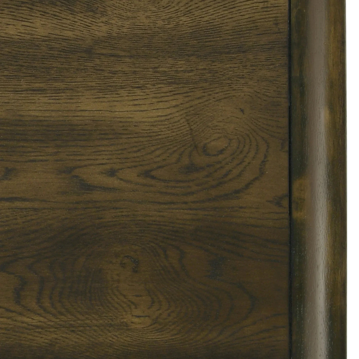 27 Inch Rustic Oak 1-Drawer Nightstand with LED