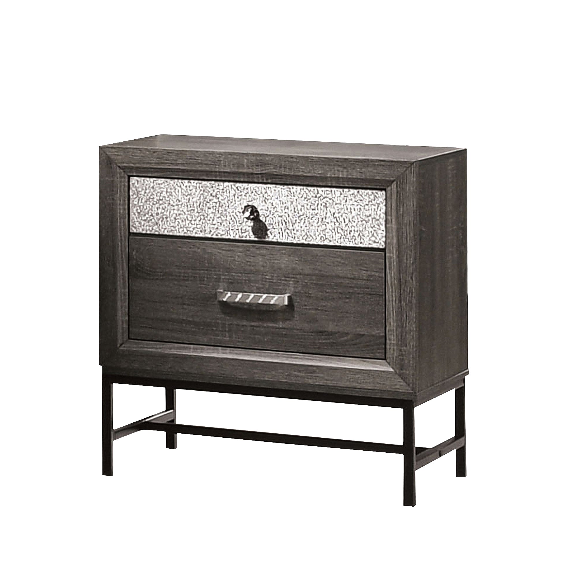 3-Piece Voleta Full & Queen & E.King Storage Platform Bedroom Set with Metal Leg