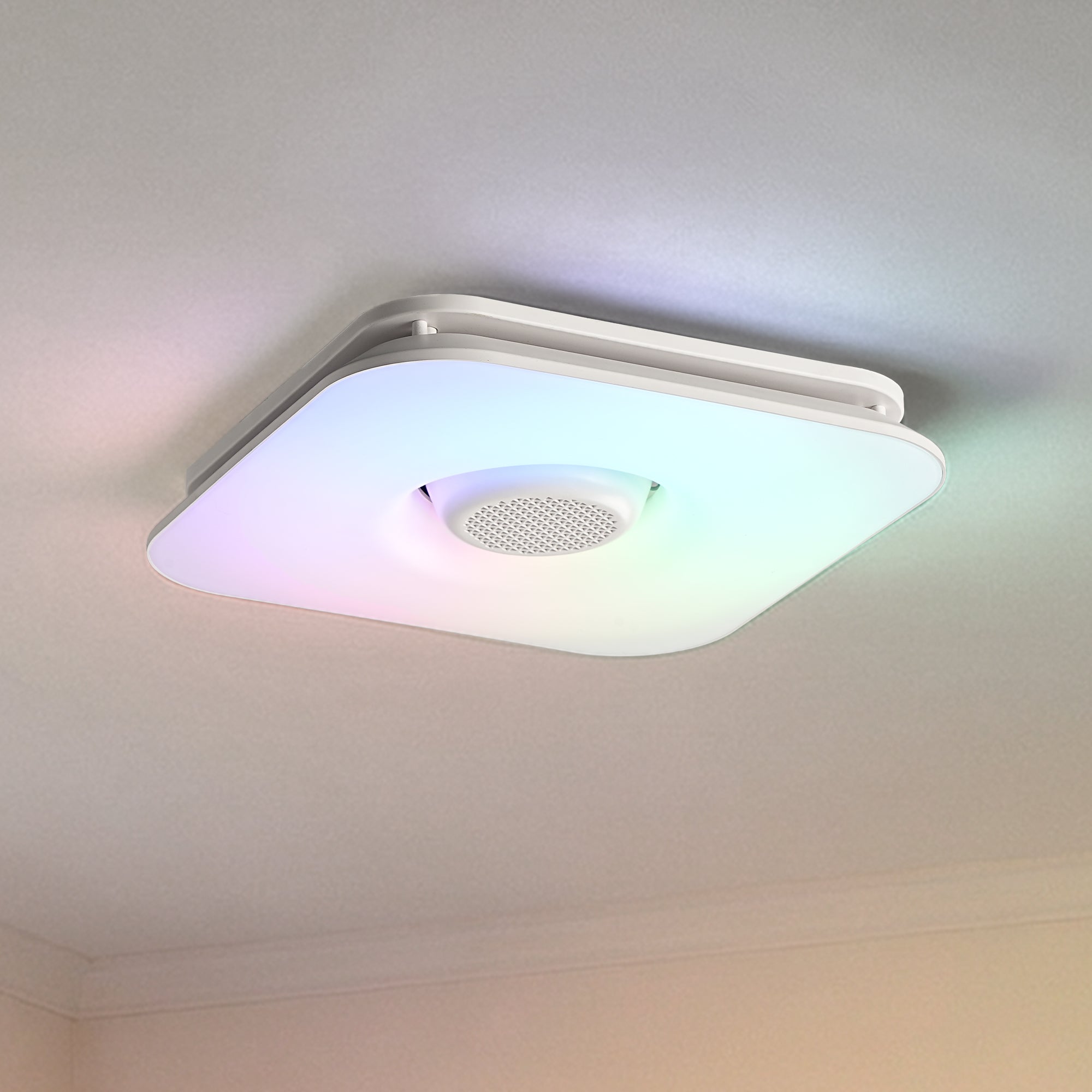12" Smart Bathroom Exhaust Fan with RGB LED, APP & Remote Control