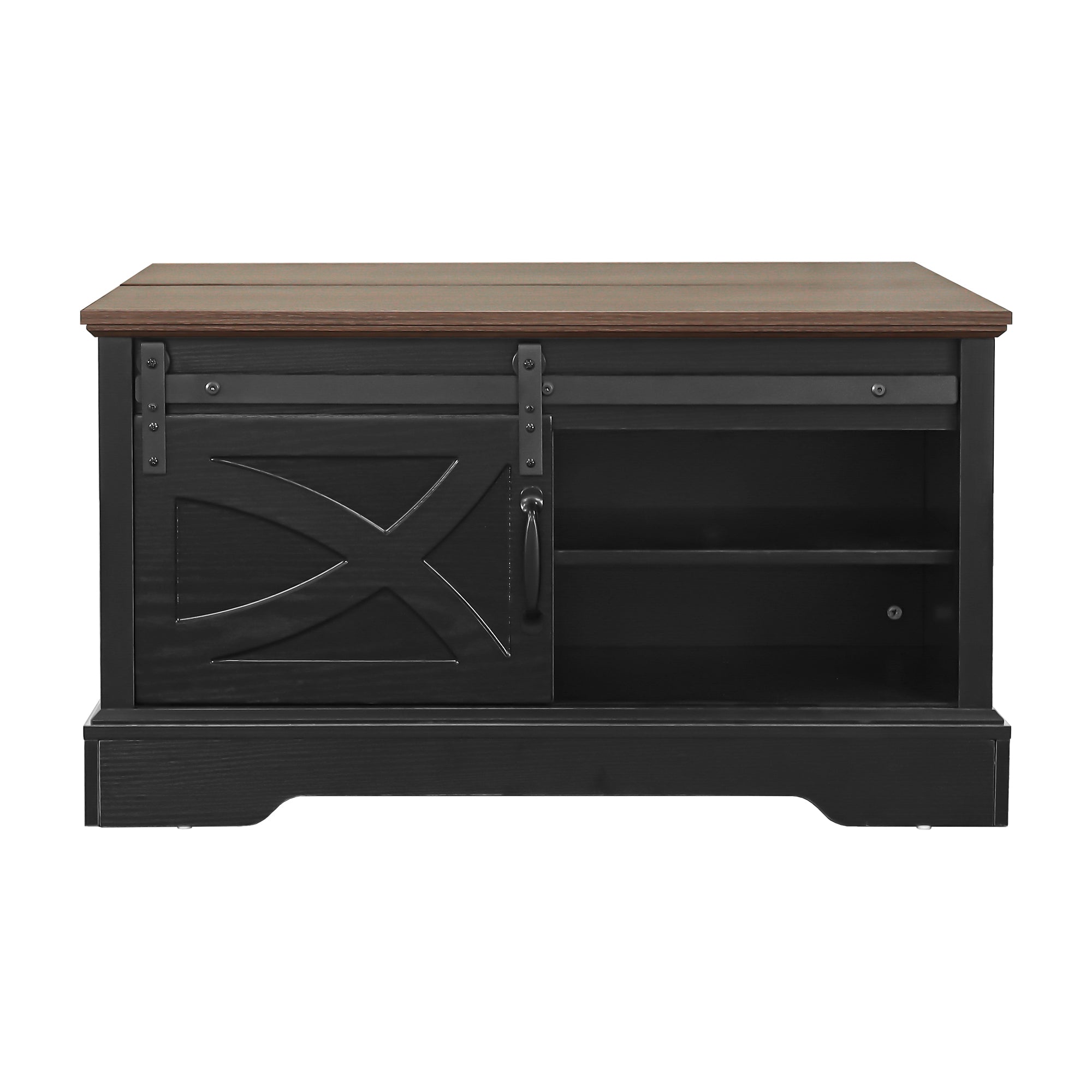 31 Inch Coffee Table Storage Cabinet with Flip-Up Top for Living Room