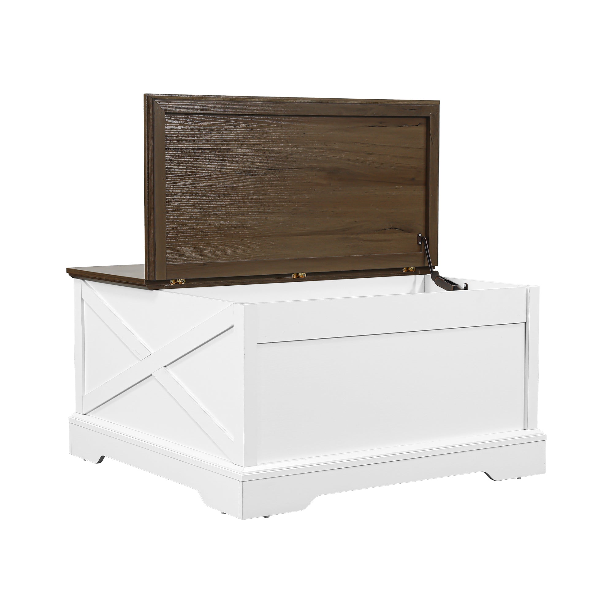 31 Inch Coffee Table Storage Cabinet with Flip-Up Top for Living Room