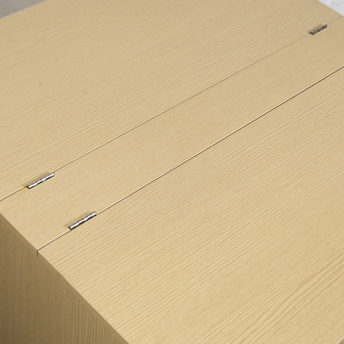 31 Inch Natural Coffee Table Storage Cabinet