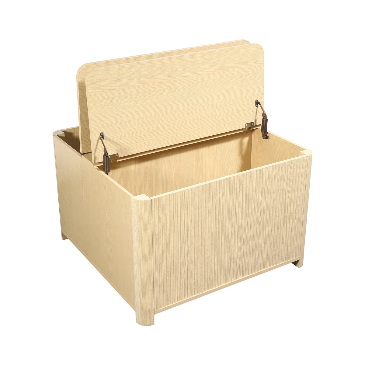 31 Inch Natural Coffee Table Storage Cabinet