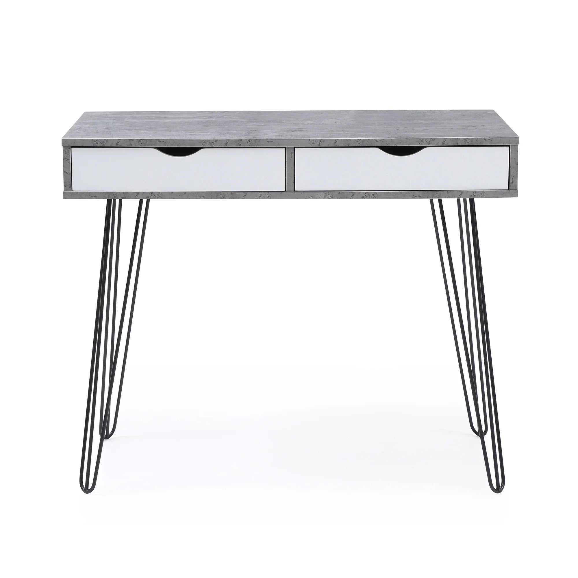 Laurel Small Desk with Drawers for Bedroom Home Office or Dorm
