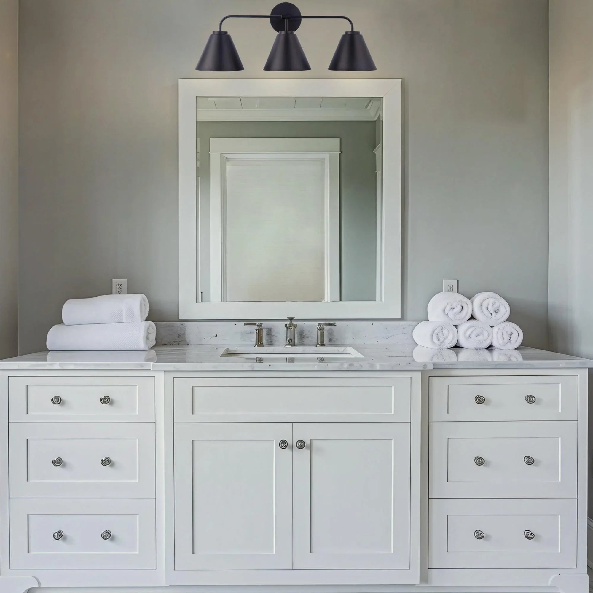 Loft Lantern Modern 3-Light Vanity Light