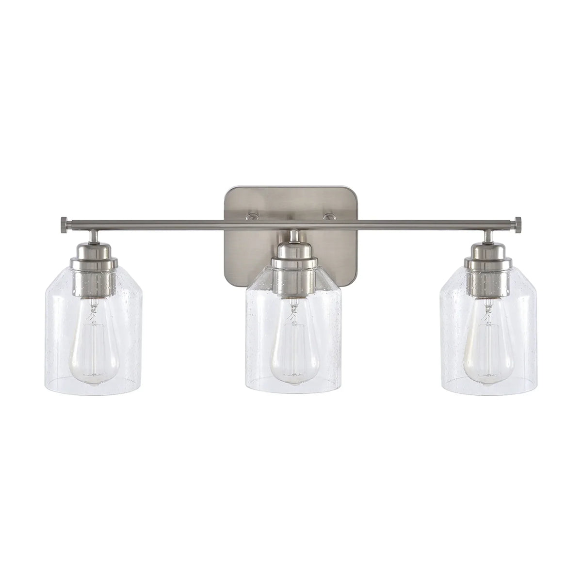 22 Inch Renata Modern Brush Nickel 3-Light Mirror Vanity Light