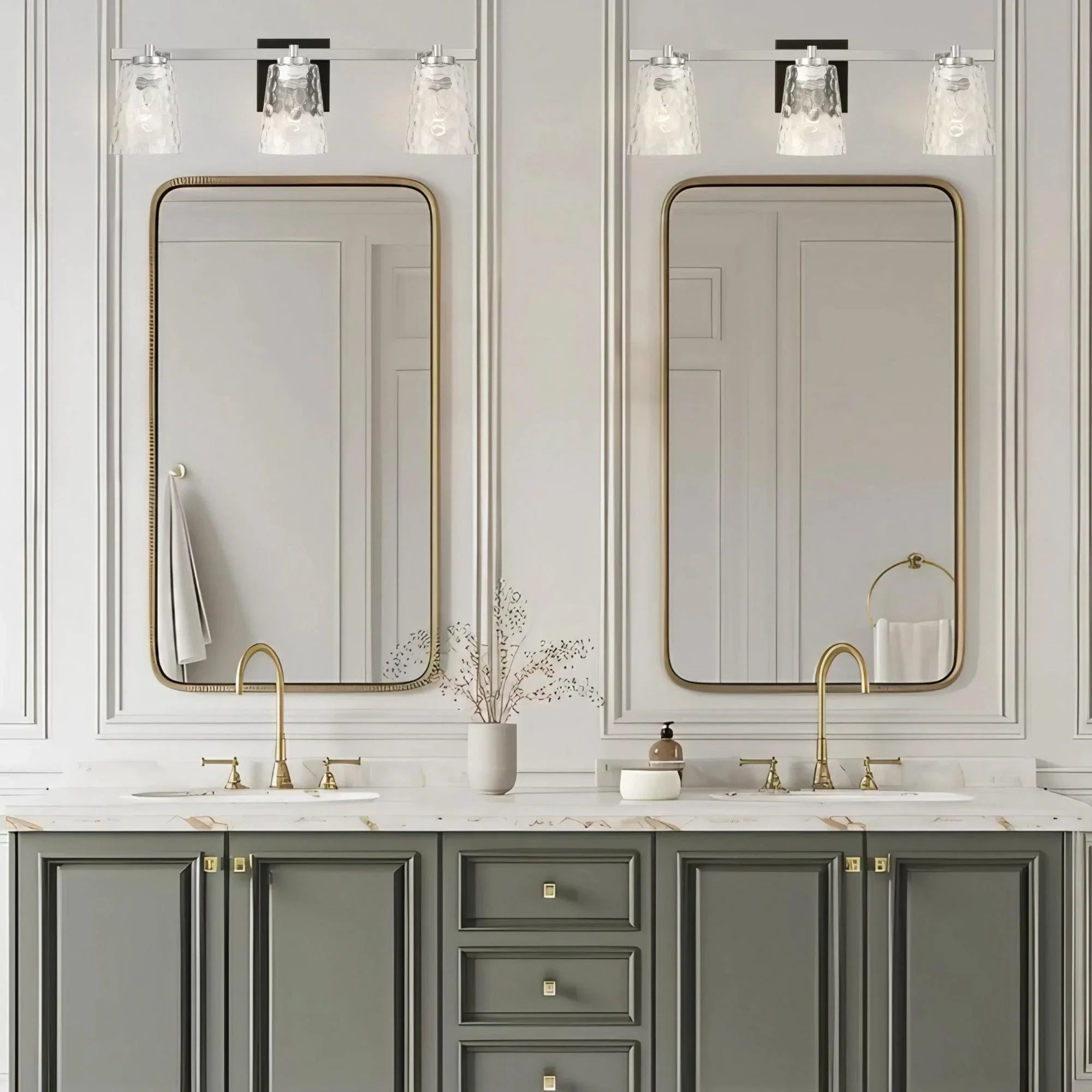 Radiance Modern 3-Light Dimmable Vanity Light