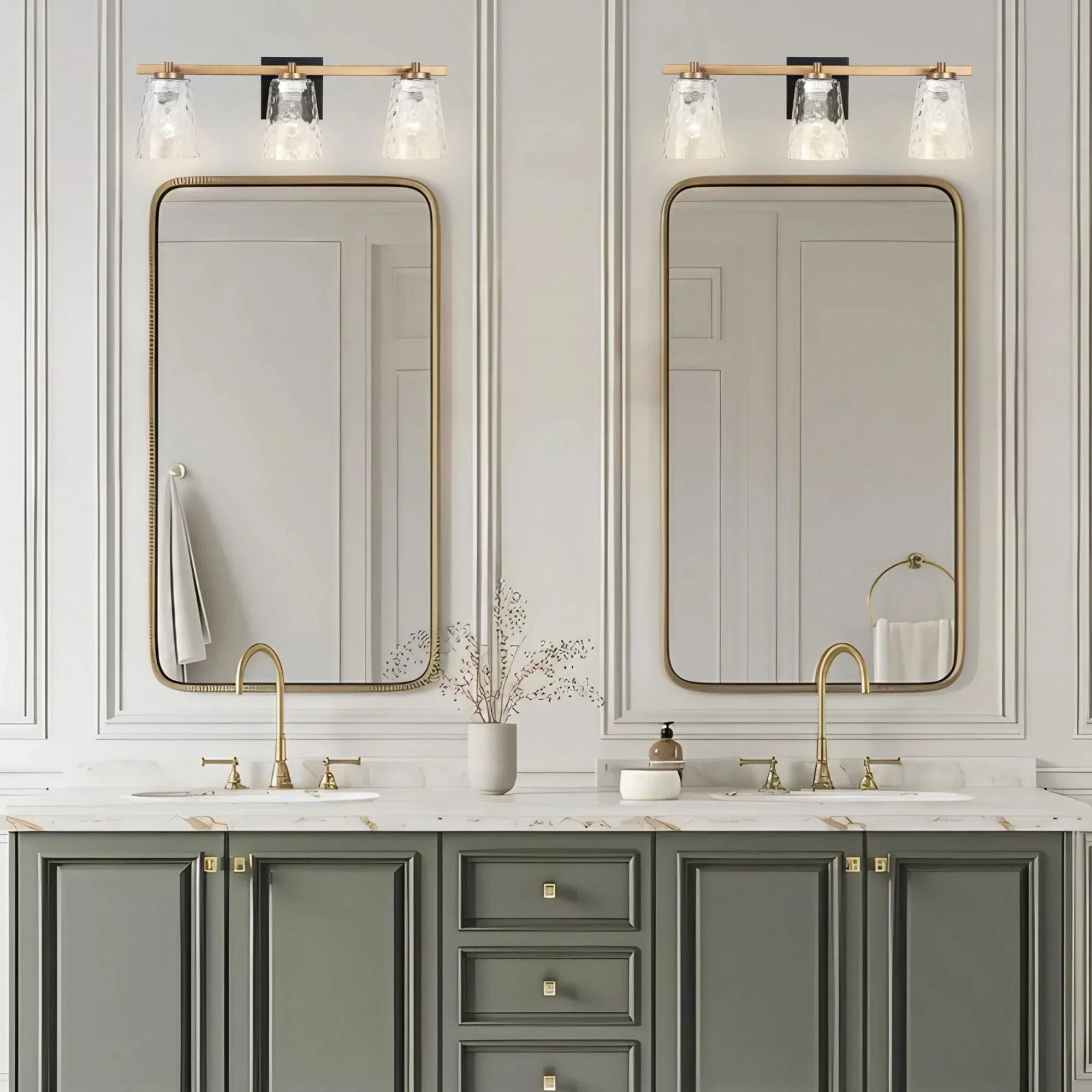 Radiance Modern 3-Light Dimmable Vanity Light