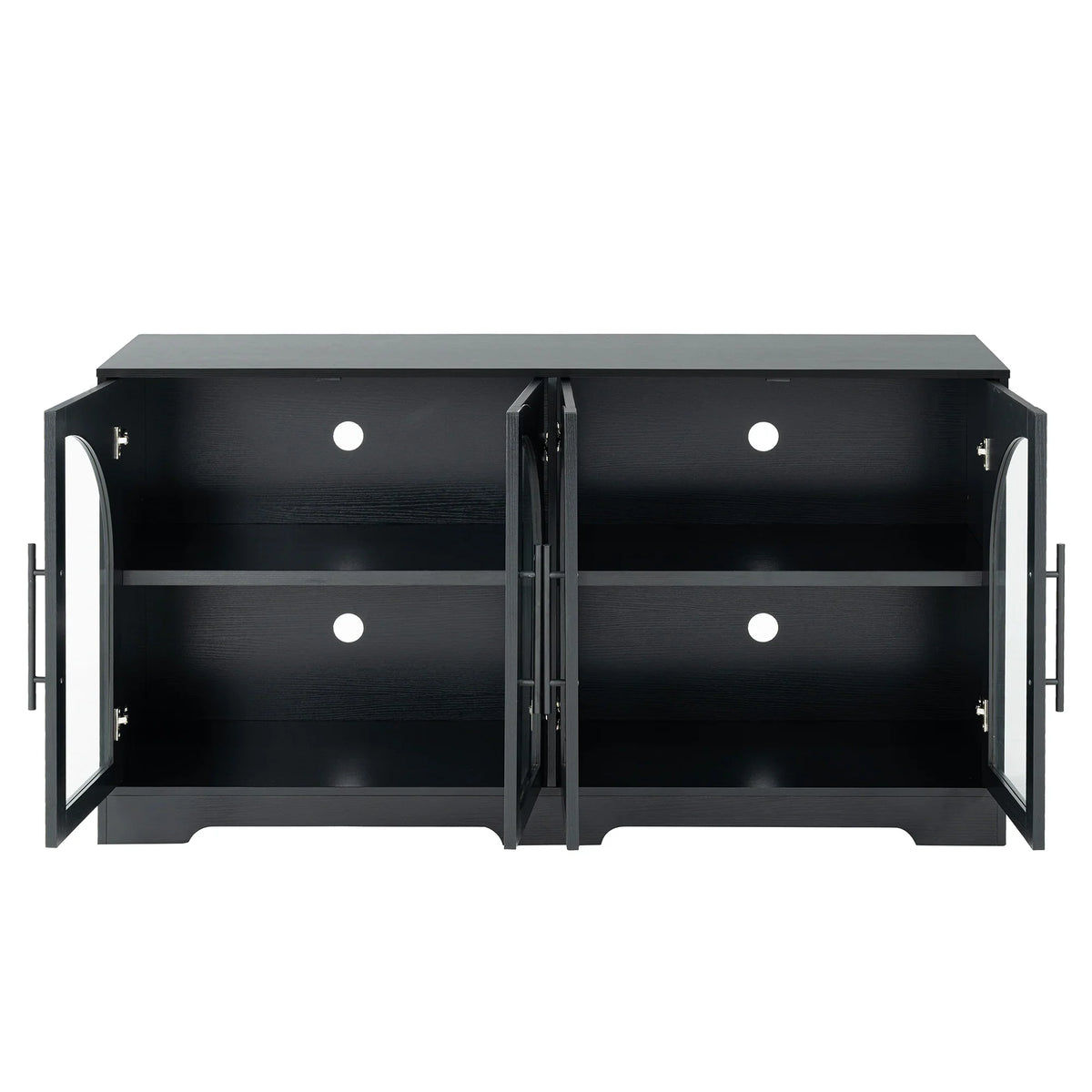 2-Piece Bookcases & Cabinets with Adjustable Shelves