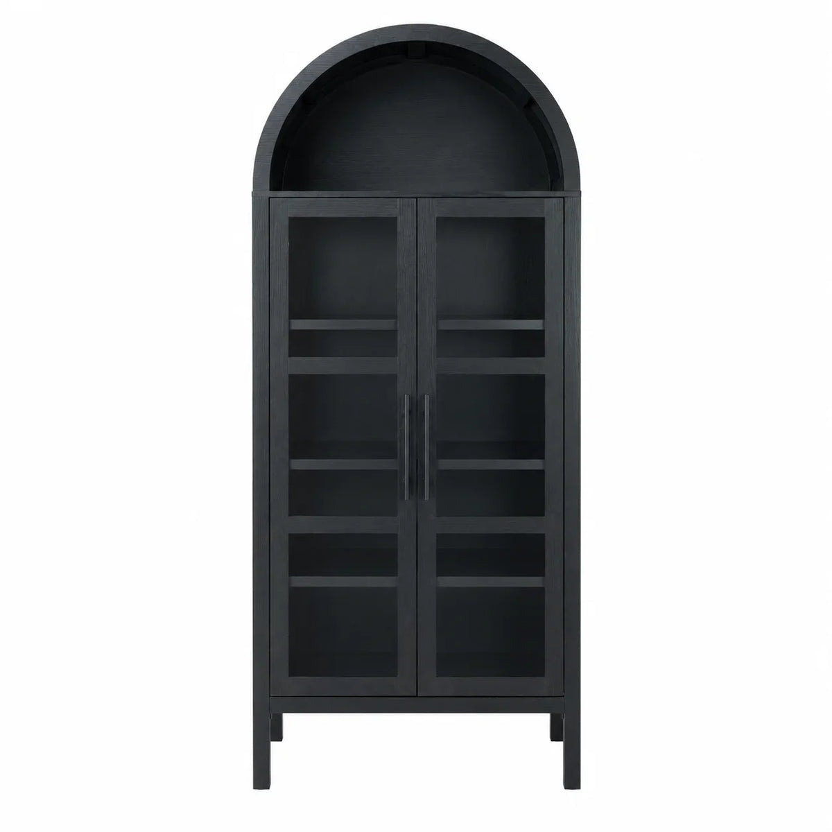 72-in Height Arched Bookcases & Cabinets with Adjustable Shelves