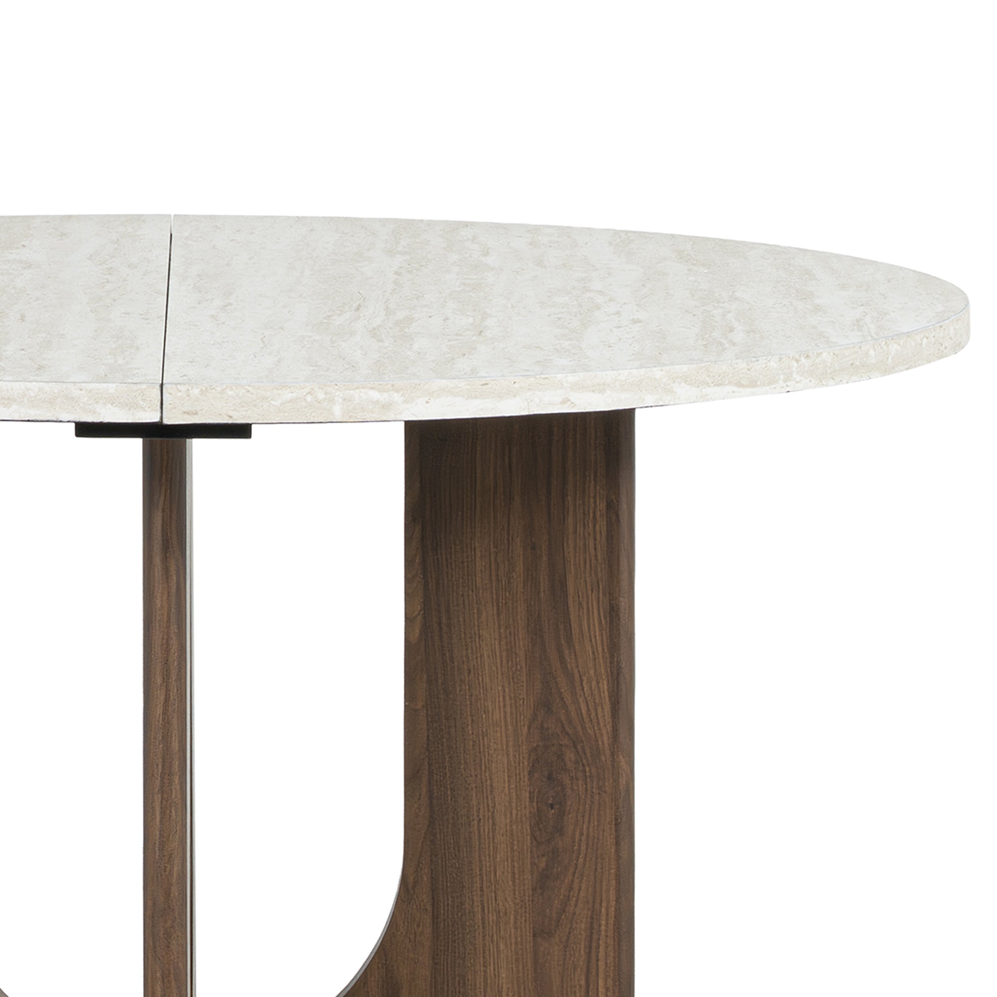 Oberto 47.3" Round Dining Table with Four Side Chairs