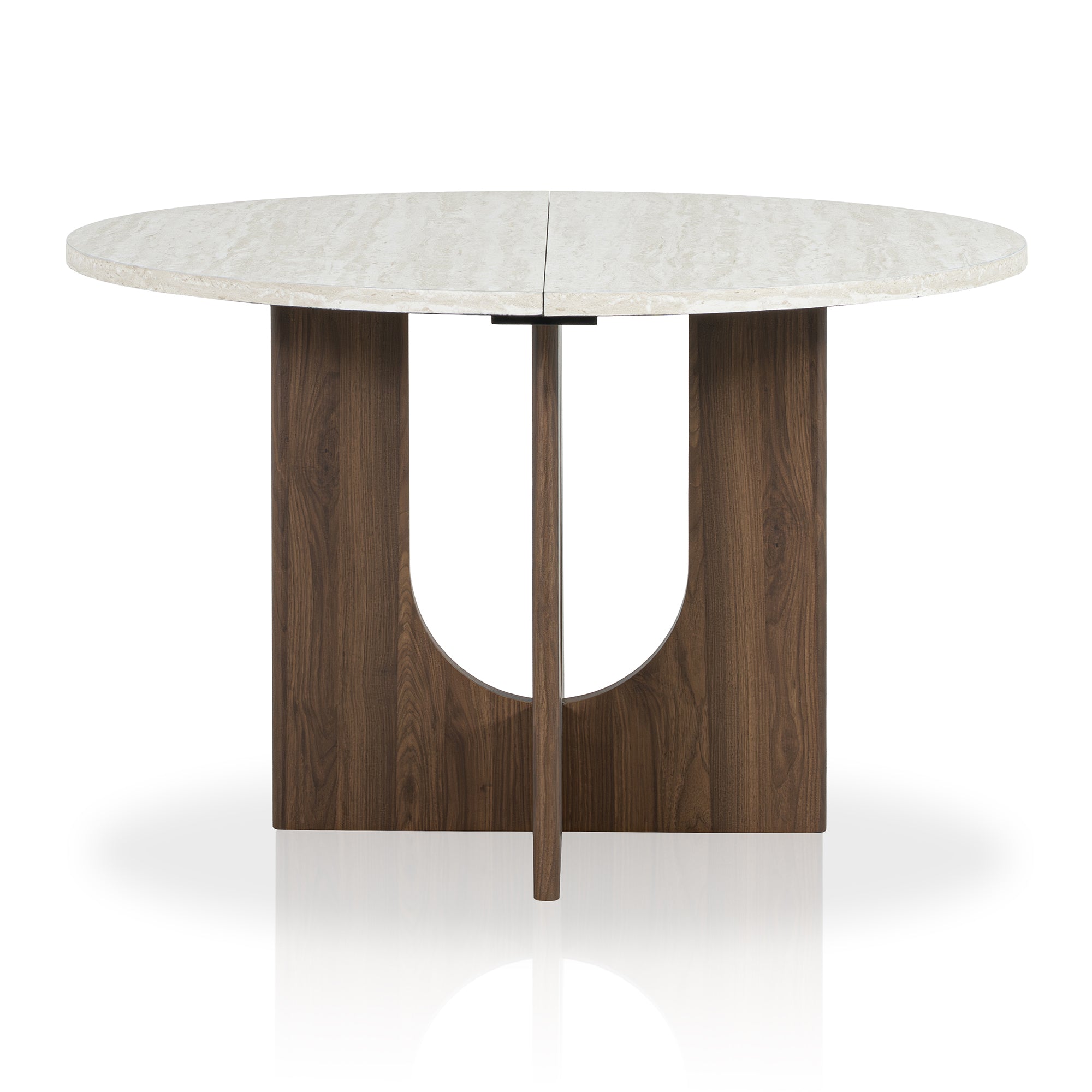 Oberto 47.3" Round Dining Table with Four Side Chairs