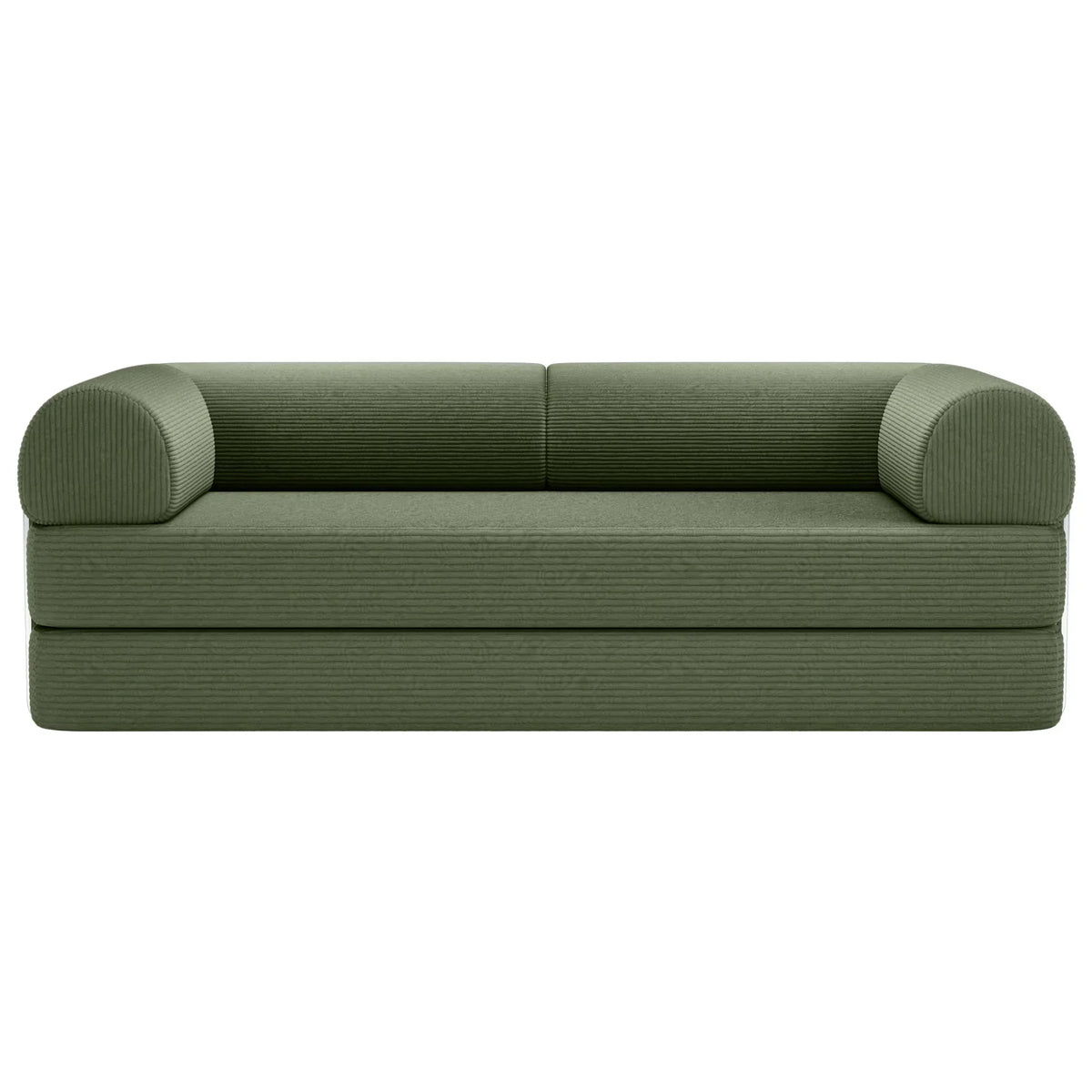 79" Perri Corduroy Compressed Sofa Bed with Lumbar Pillow for Living Room, Office