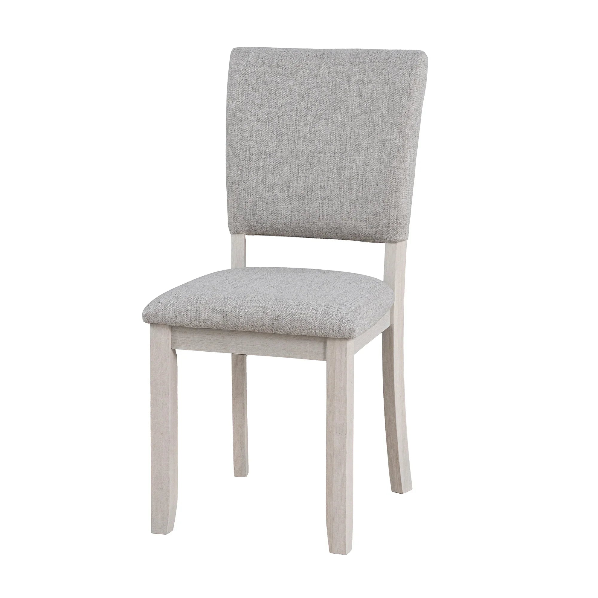 Sauro Gray Wood Top Rectangle Dining Table, Four Side Chairs Sold Separately