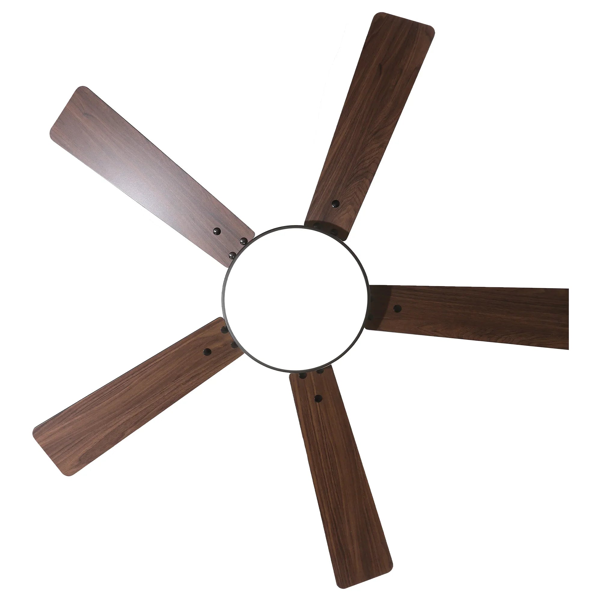 Vaczon 52" Riva Double-sided Blades LED Flush mount Ceiling Fan