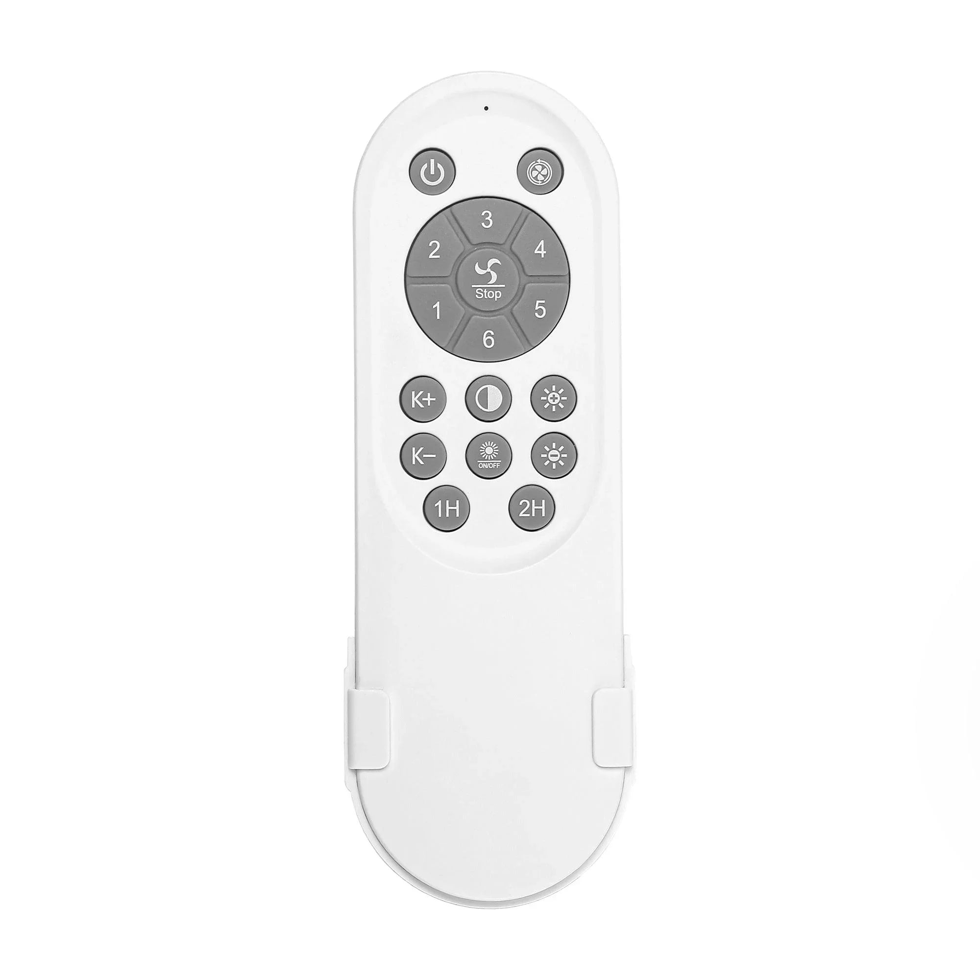Vaczon 52 Inch Double-sided Blades Modern Ceiling Fan with Remote Control and LED Light
