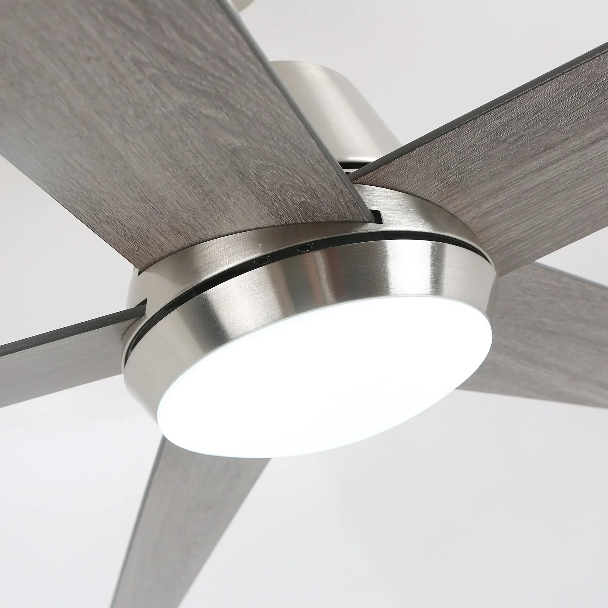 Vaczon 52 Inch Otis Downrod Mount LED Ceiling Fan with APP & Remote Control