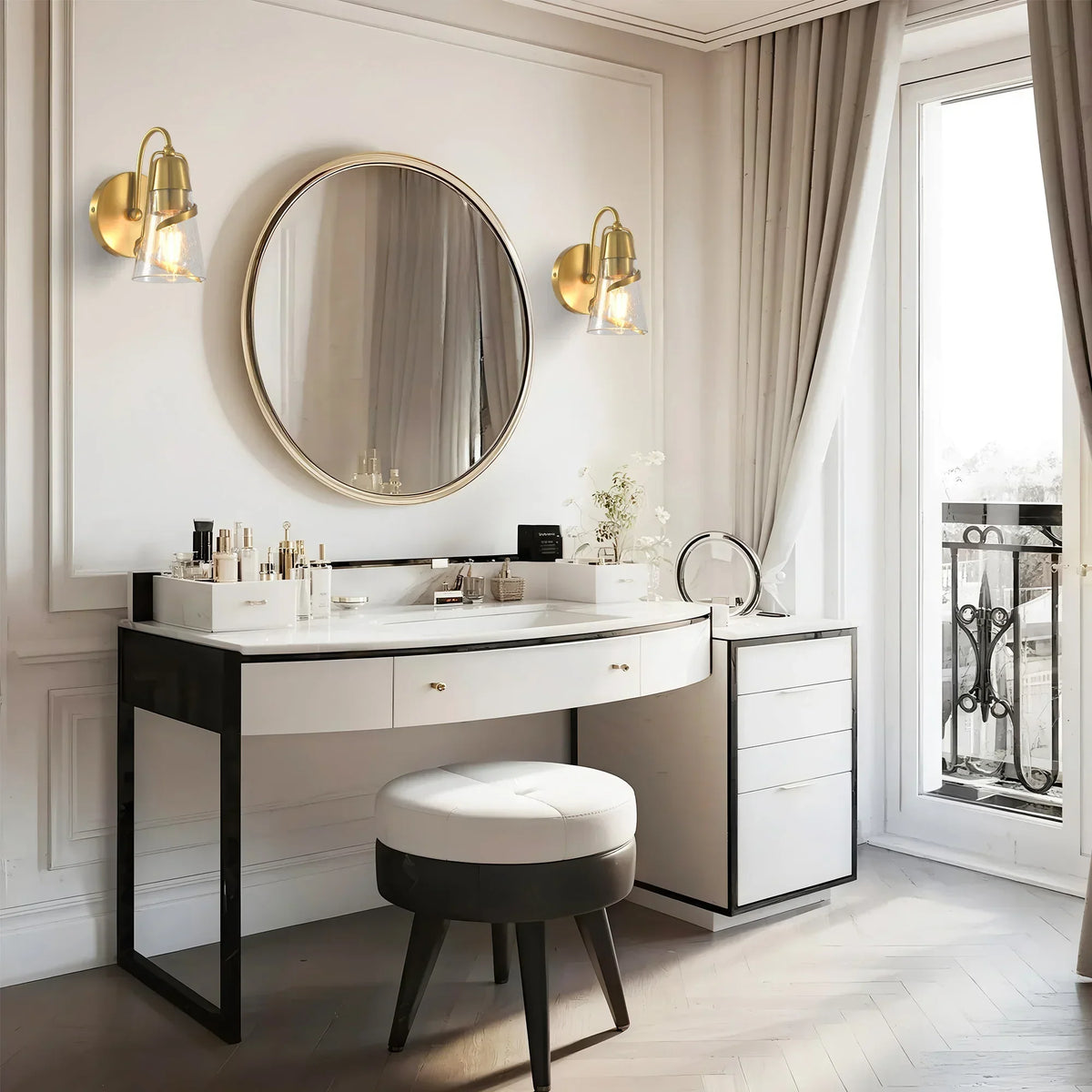 6 Inch Ethel 1-Light Mirror Vanity Light