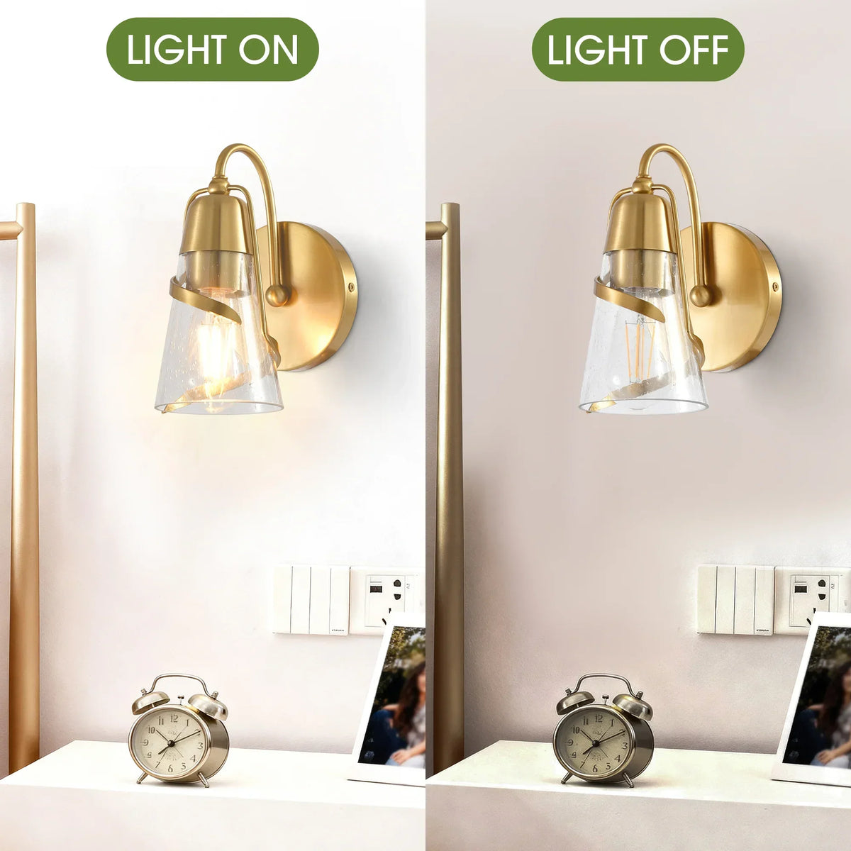 6 Inch Ethel 1-Light Mirror Vanity Light