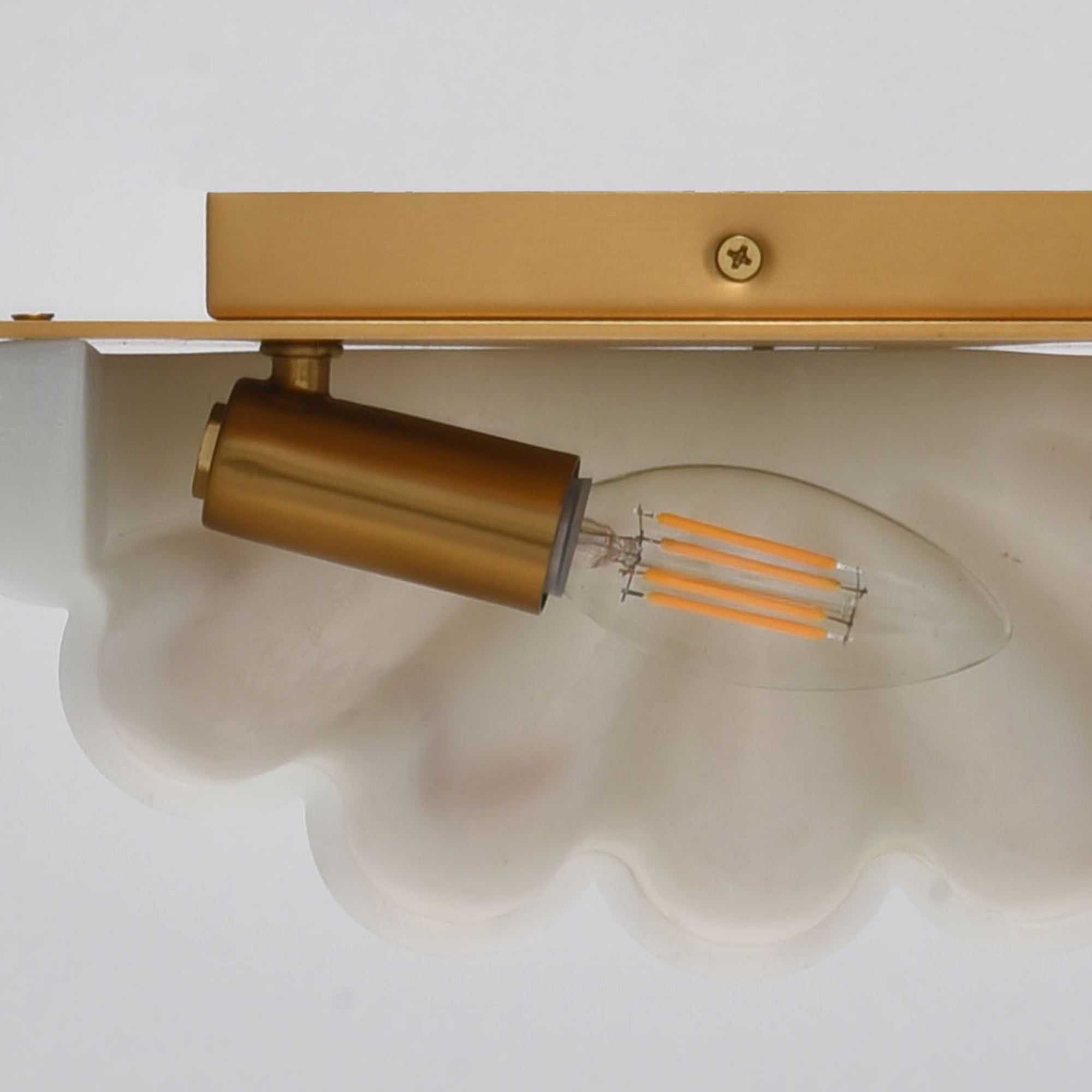 Mavis 1-Light Golden Wall Sconce Lighting