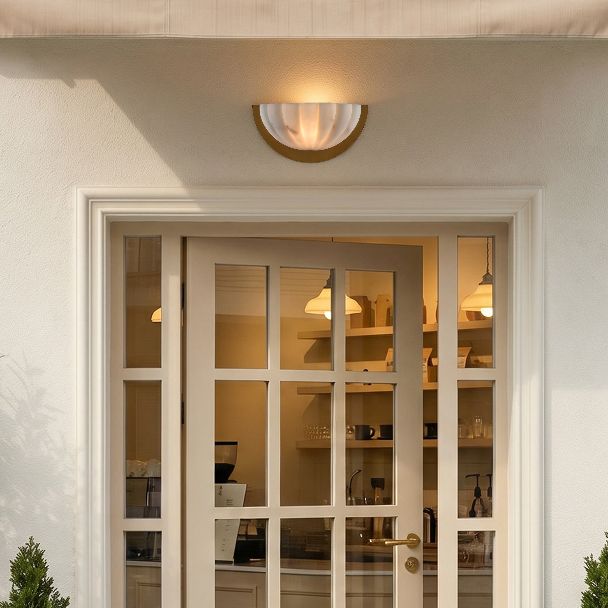 Mavis 1-Light Golden Wall Sconce Lighting