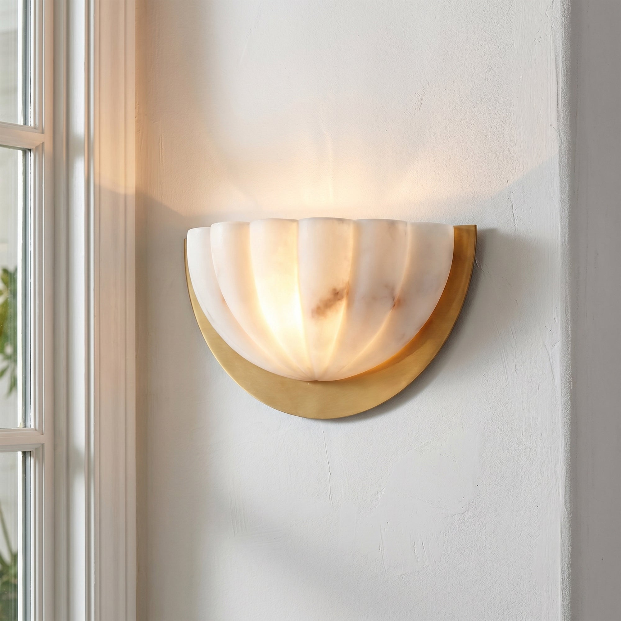 Mavis 1-Light Golden Wall Sconce Lighting